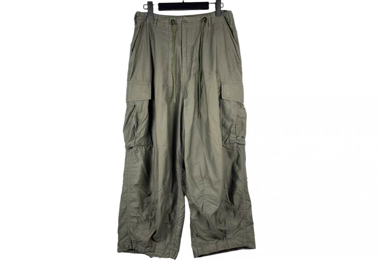 Needles Needles H.D Pants Wide Leg Drawstring Cargo Pants J31 Size US 32 / EU 48 - 2 Thumbnail