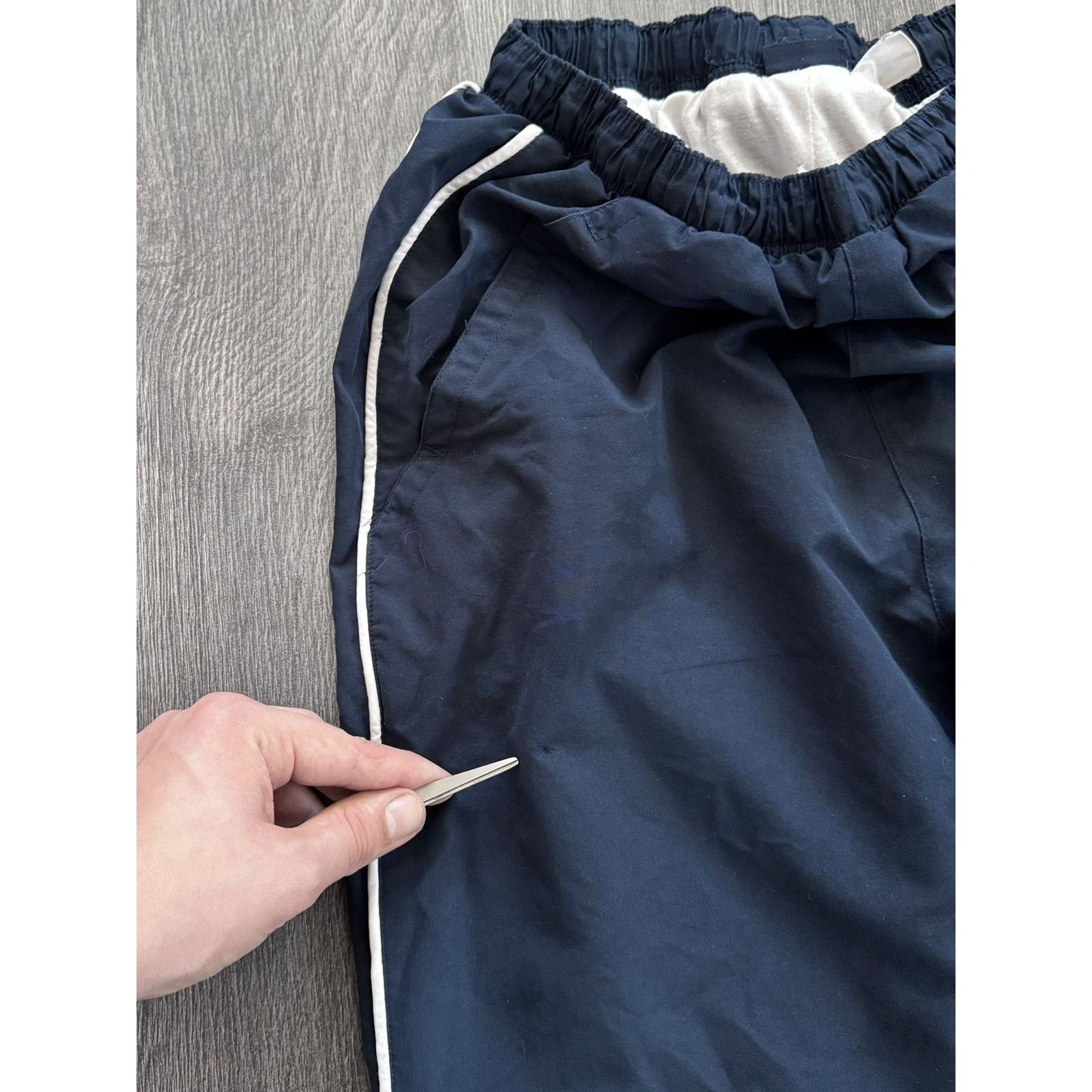 Reebok 90s Vintage Reebok NavyTrack Pants Size US 32 / EU 48 - 5 Thumbnail