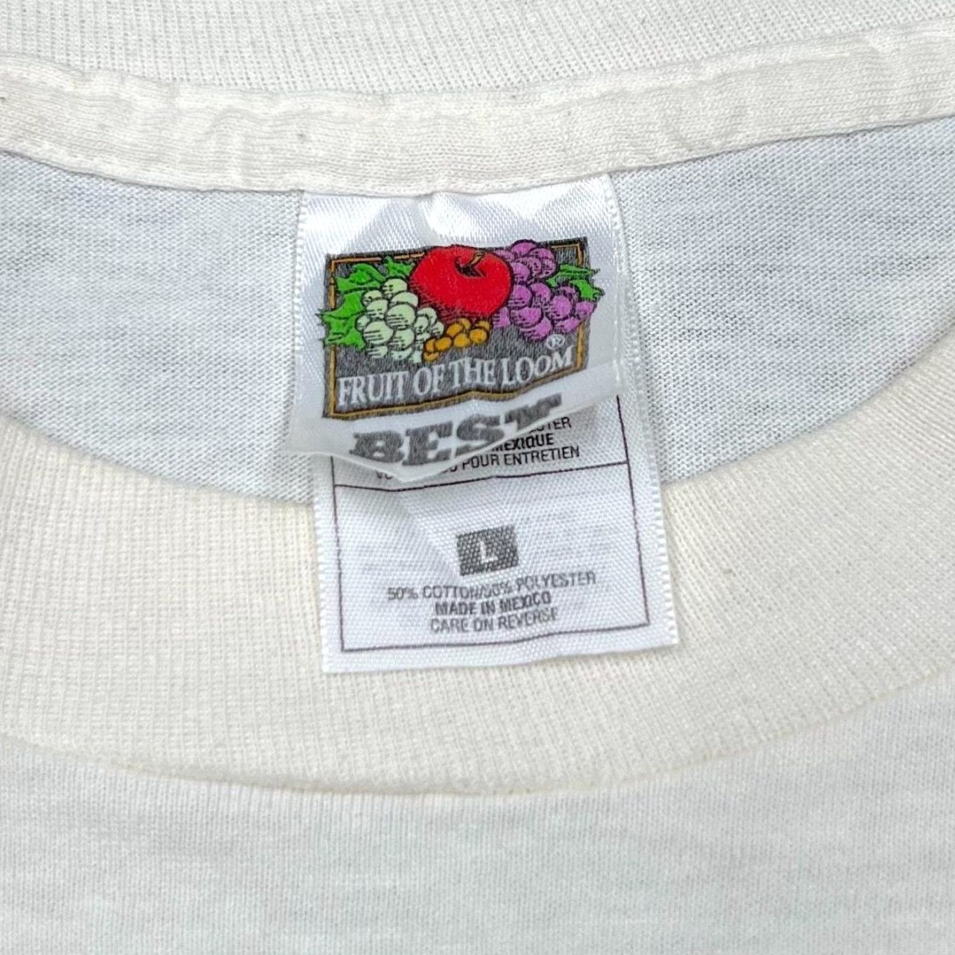 Vintage Vintage LIBERTY BUNNY (1988) Cartoon Graphic Single Stitch T-Shirt Large Cream Men Adult L Shirt Cookie? Size US L / EU 52-54 / 3 - 5 Thumbnail