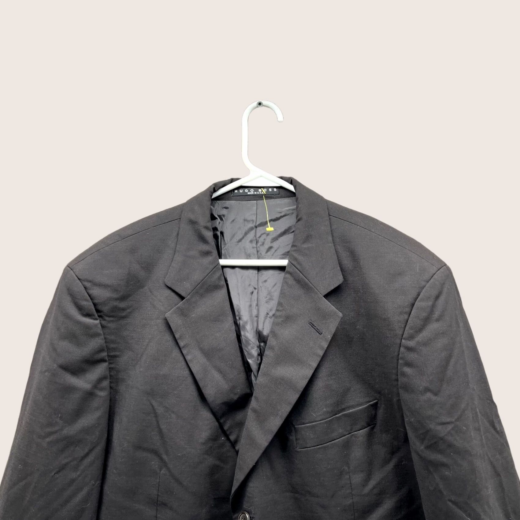 Hugo Boss HUGO BOSS Blazer Men 48 Adult Brown Wool Single-Breasted Regular Jacket Coat Dress Suit Tuxedo Size 48R - 1 Thumbnail