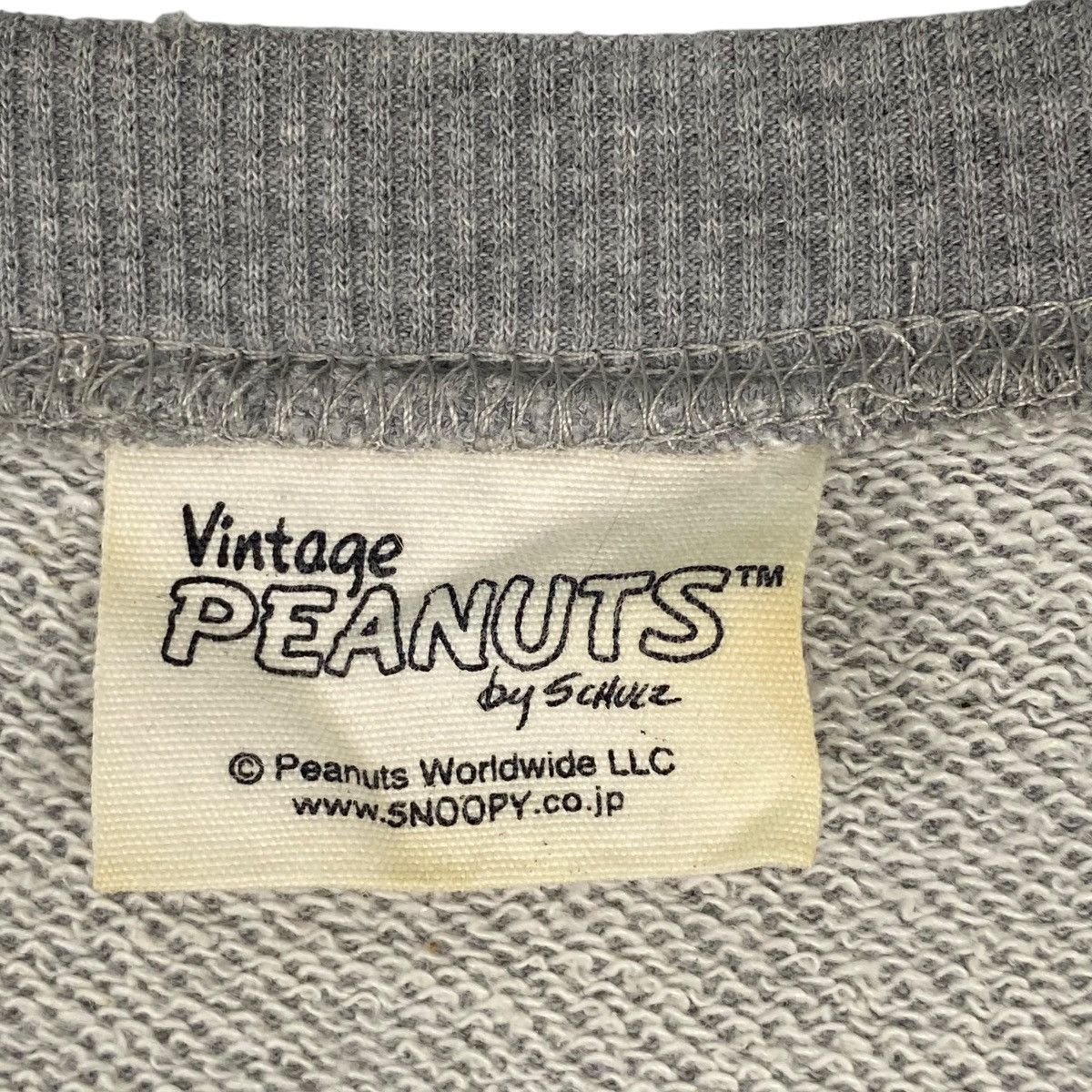 Other Vintage Peanuts Snoopy Printed Crewneck Sweatshirt Gray Size US L / EU 52-54 / 3 - 5 Thumbnail