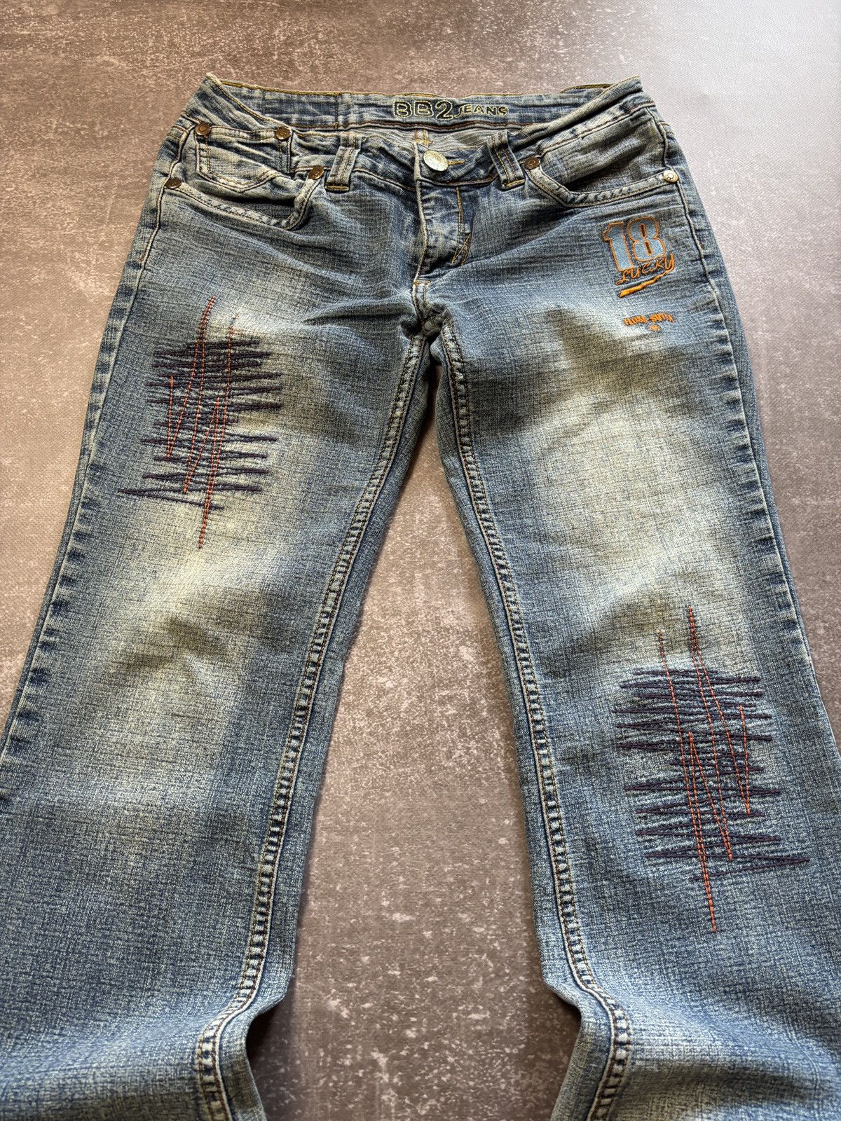 Japanese Brand y2k vintage flared fade style jeans if six was nine style Size US 30 / EU 46 - 4 Thumbnail