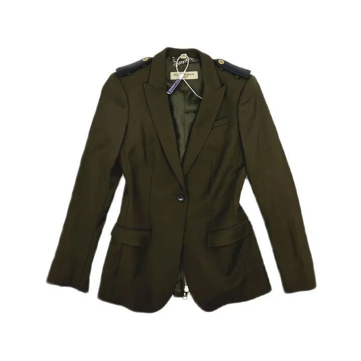Burberry Burberry Burberry Stylish Solid Color Blazer-2507 Size US S / EU 44-46 / 1 - 1 Thumbnail