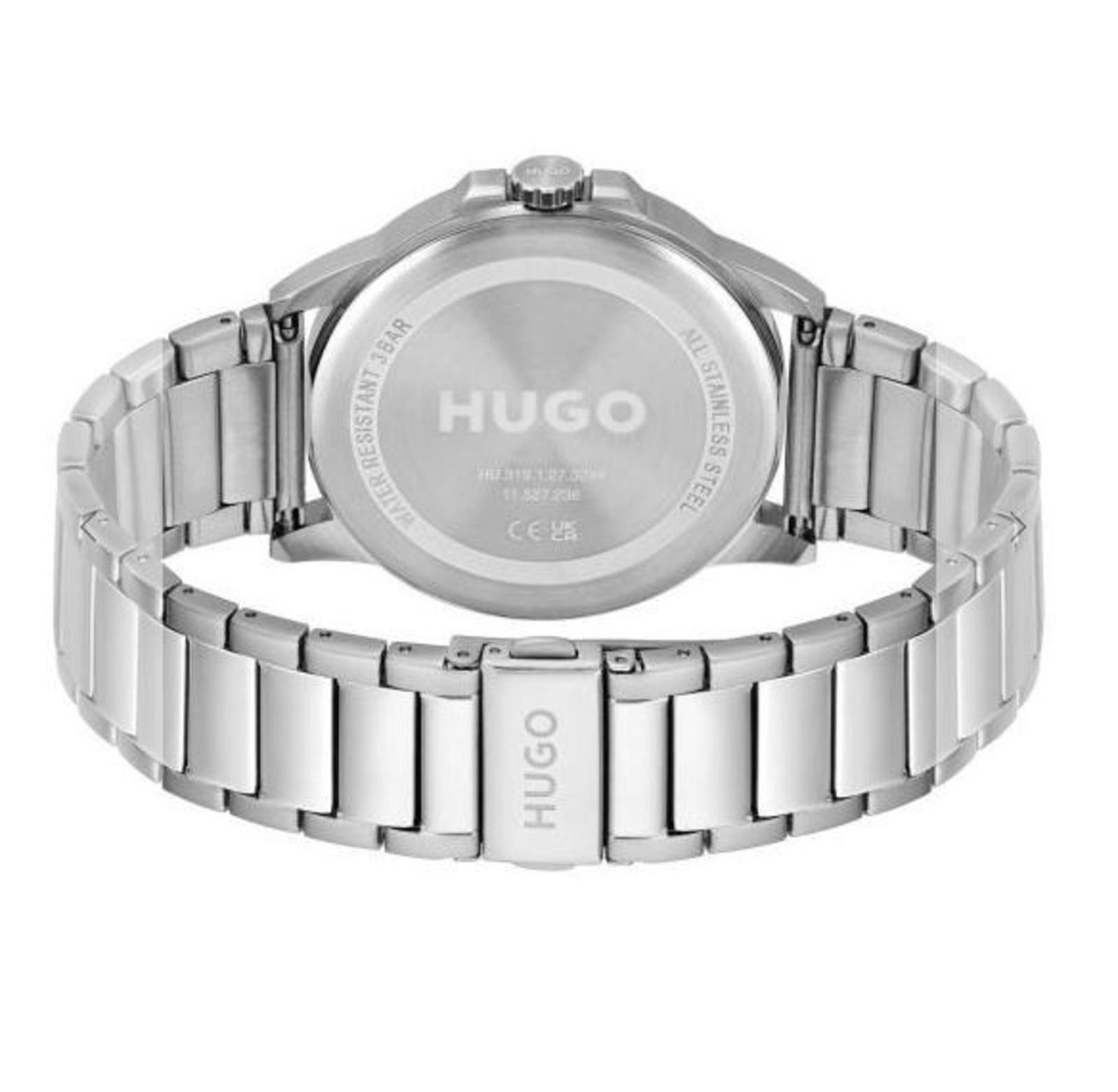 Hugo Boss Hugo Boss Men's First Silver-Tone Stainless Steel Watch Size ONE SIZE - 3 Thumbnail