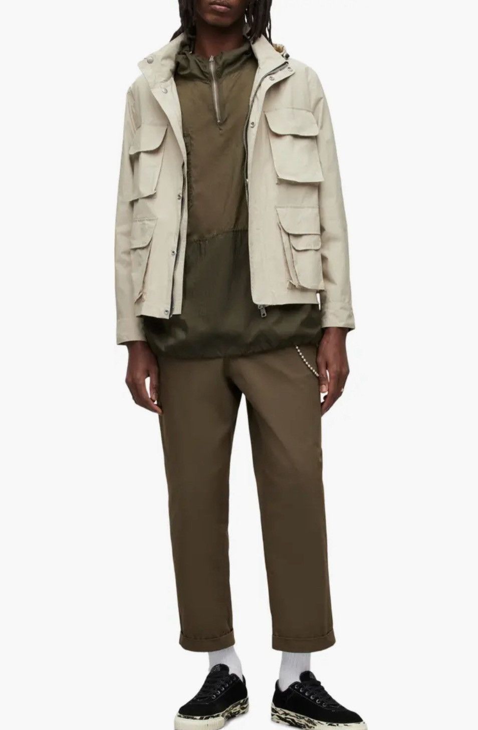 Allsaints Allsaints Maso Lightweight Water Repellent Jacket size XXL Size US XXL / EU 58 / 5 - 3 Thumbnail