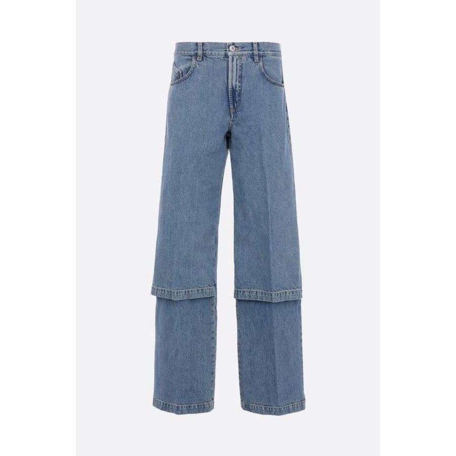 The Attico THE ATTICO Blue Double Layer Denim Jeans New & Authentic (Wo Size 32" / US 10 / IT 46 - 1 Thumbnail