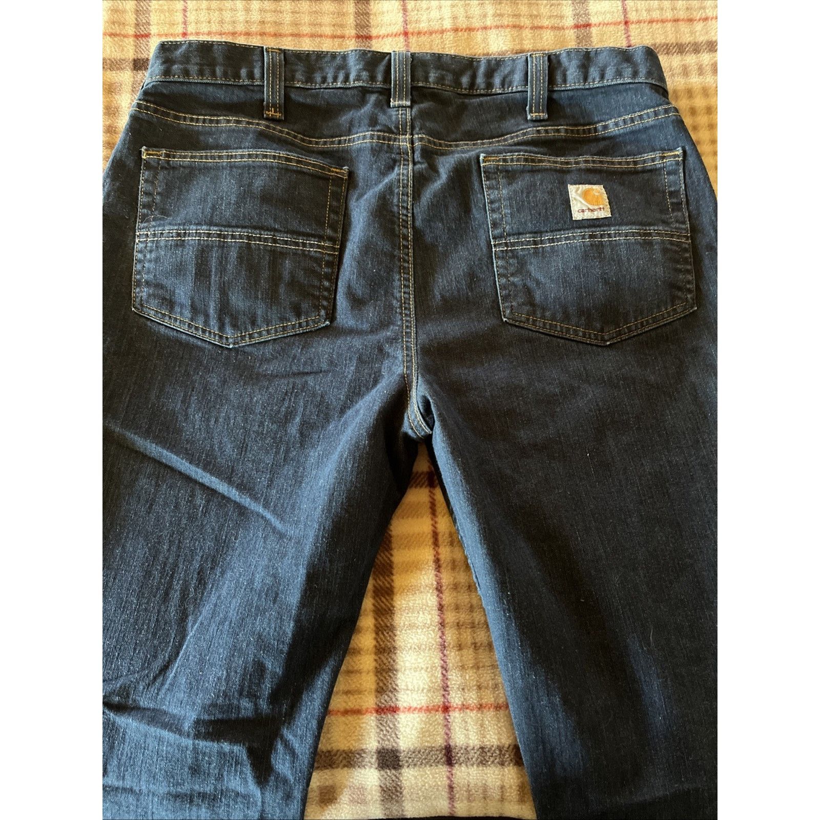 Carhartt Carhartt Men's 36x32 Blue Jeans Denim Straight Fit Cotton Size US 36 / EU 52 - 12 Thumbnail