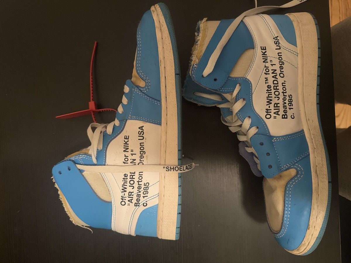 Nike Off white 1 Jordan UNC Size US 11 / EU 44 - 1 Thumbnail