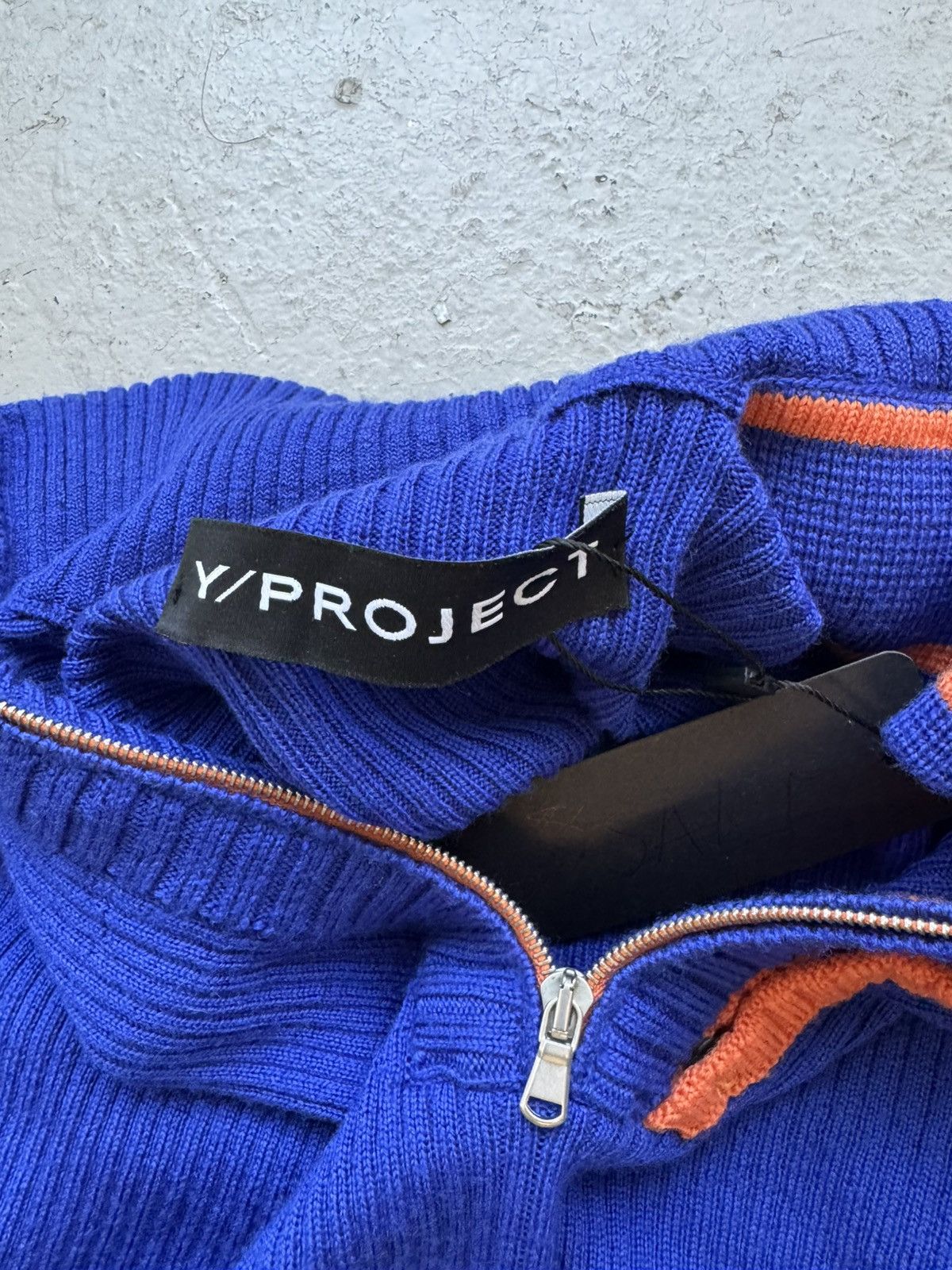 Y/Project Y/Project Blue Long Sleeve Polo Size US L / EU 52-54 / 3 - 5 Thumbnail