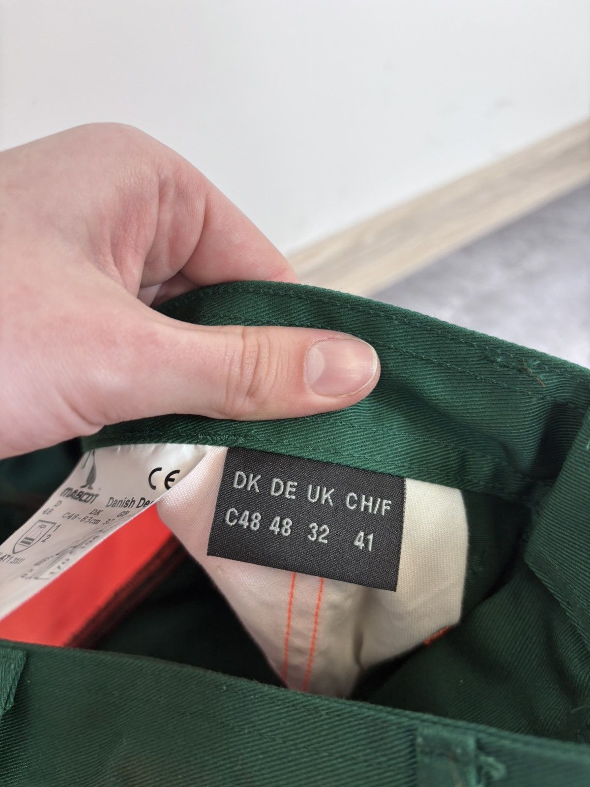 Other Mascot Men’s NEW Reflective Green/Orange Safety Work Pants Size US 32 / EU 48 - 12 Thumbnail