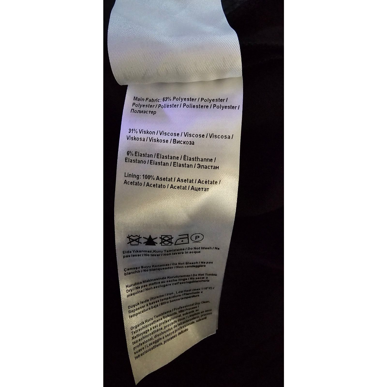 Anthropologie New Anthropologie Exquise Straight-Leg Trouser $180 XL Black Size 38" / US 16 / IT 52 - 6 Thumbnail