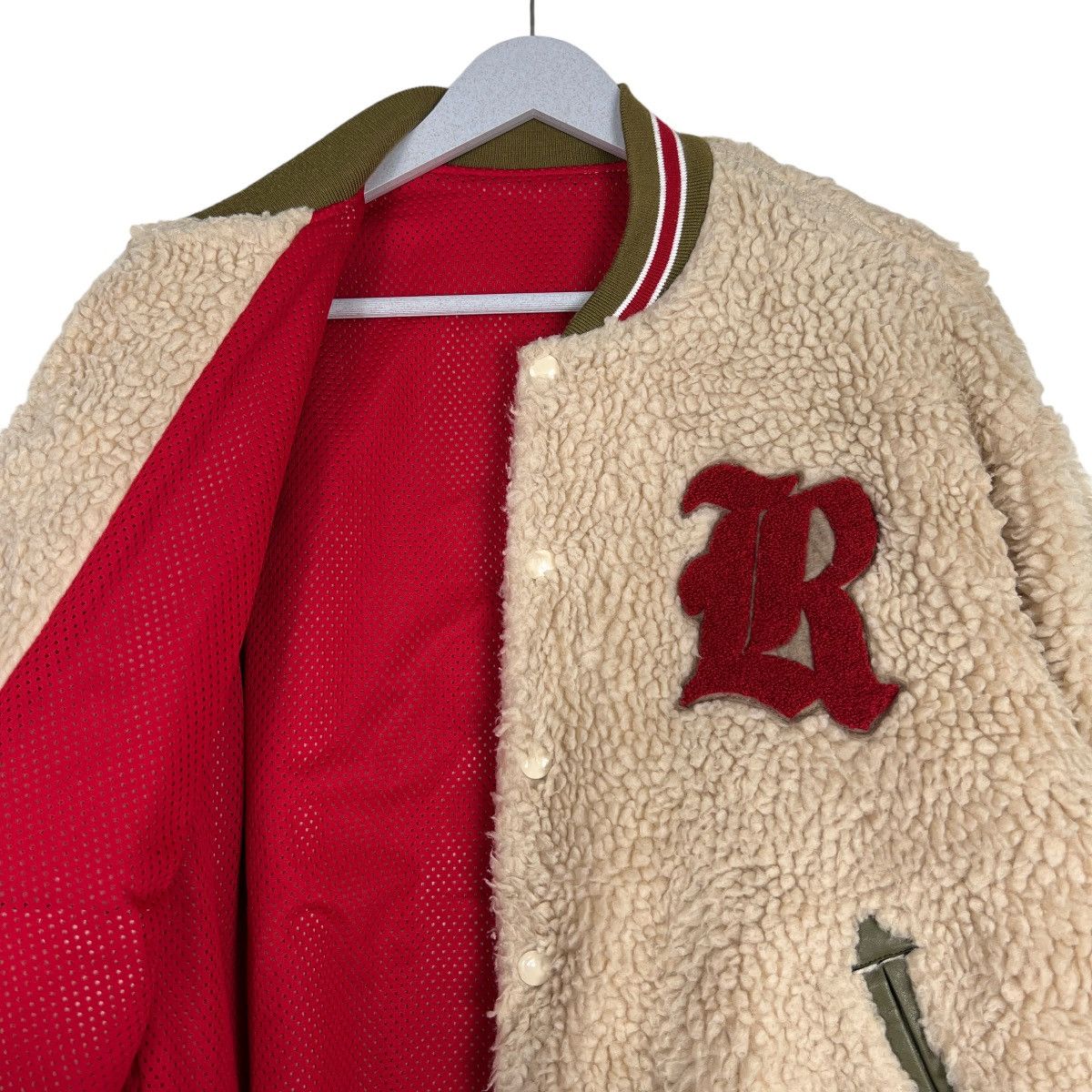 Japanese Brand 🔥 RODEO CROWN DEEP PILE FLEECE BOMBER JACKET Size US M / EU 48-50 / 2 - 11 Thumbnail