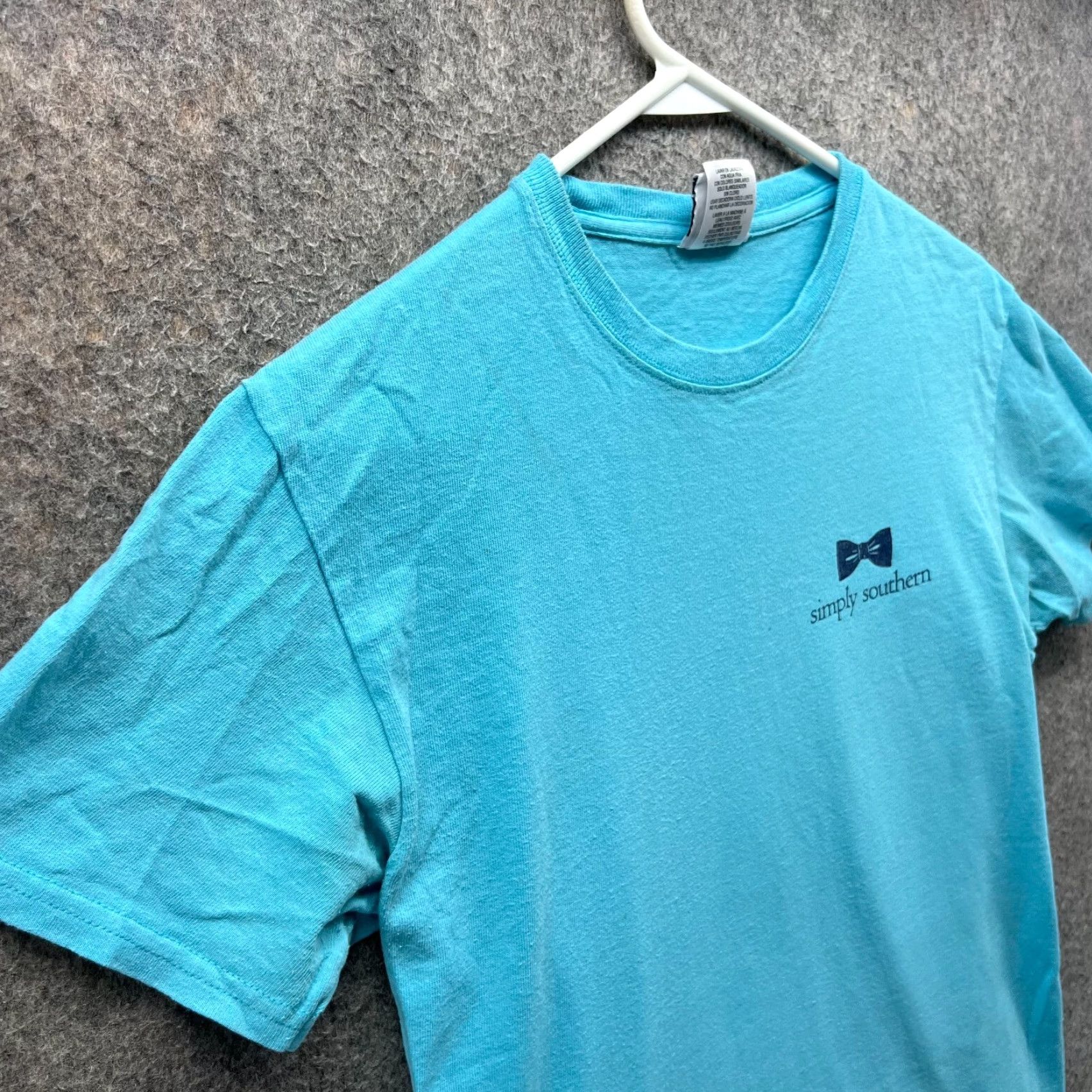 Vintage Simply Southern Shirt Men Small Blue Crewneck Lighthouse Shore Beach Whale Print Size US S / EU 44-46 / 1 - 5 Thumbnail