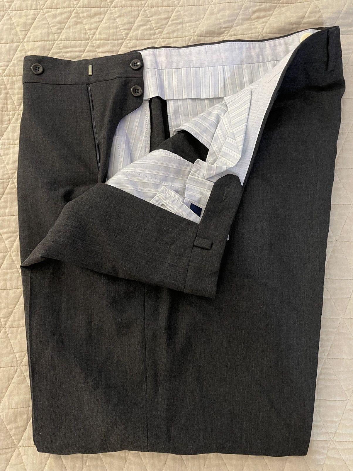 Incotex Super 120's Wool Twill Trouser Size US 38 / EU 54 - 2 Thumbnail