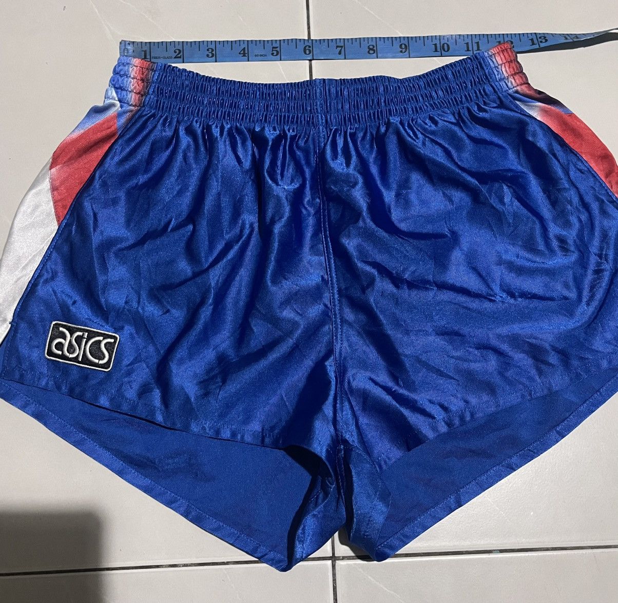 Asics 🔥Vintage ASICS Short Pants Blue Colour Design Size US 32 / EU 48 - 6 Thumbnail