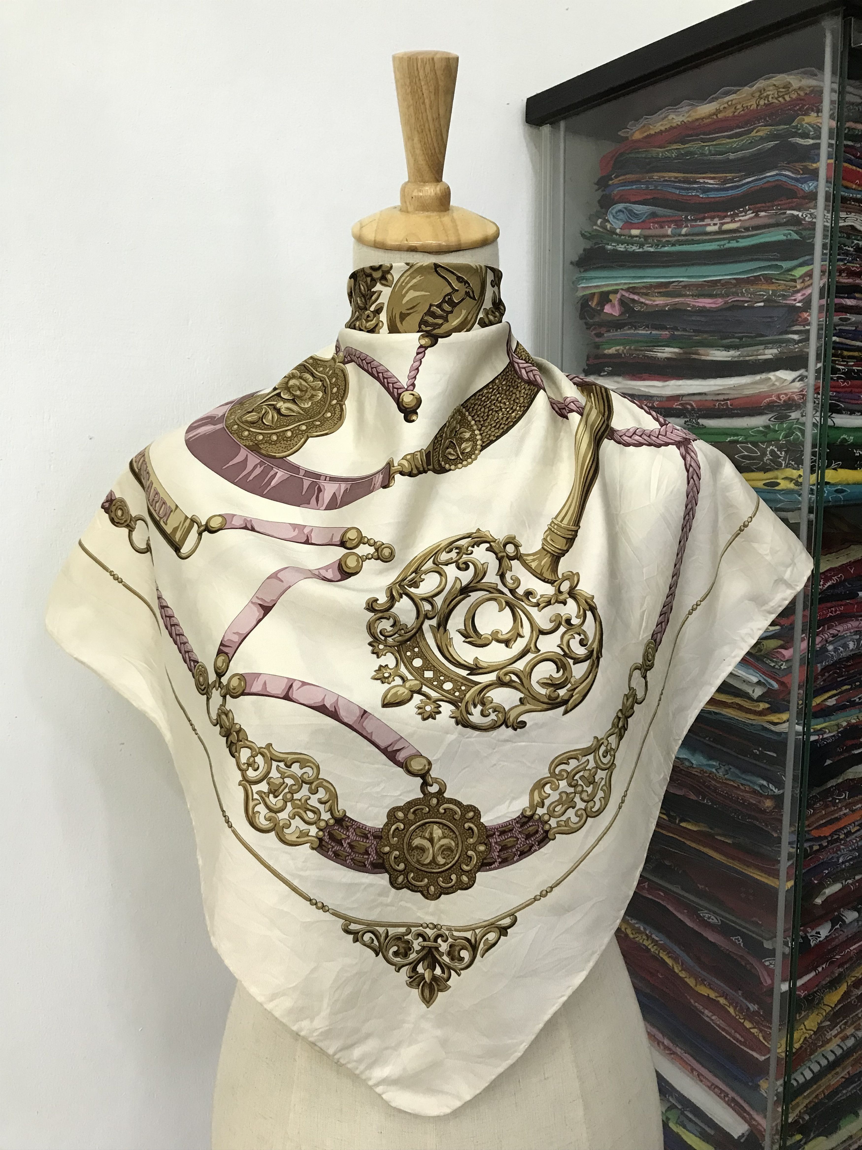 Trussardi Vintage Trussardi Silk Scarf Size ONE SIZE - 1 Thumbnail