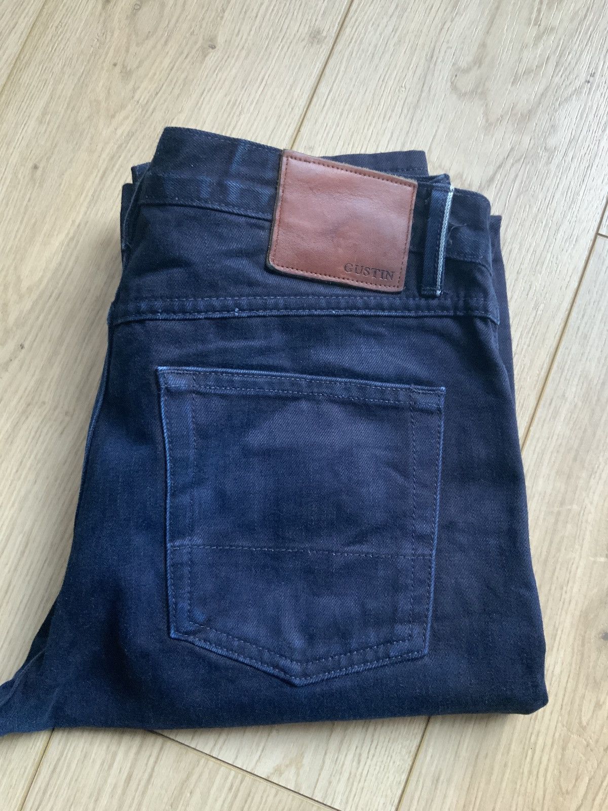 Gustin Italian selvedge indigo x indigo made in USA Size US 32 / EU 48 - 1 Thumbnail