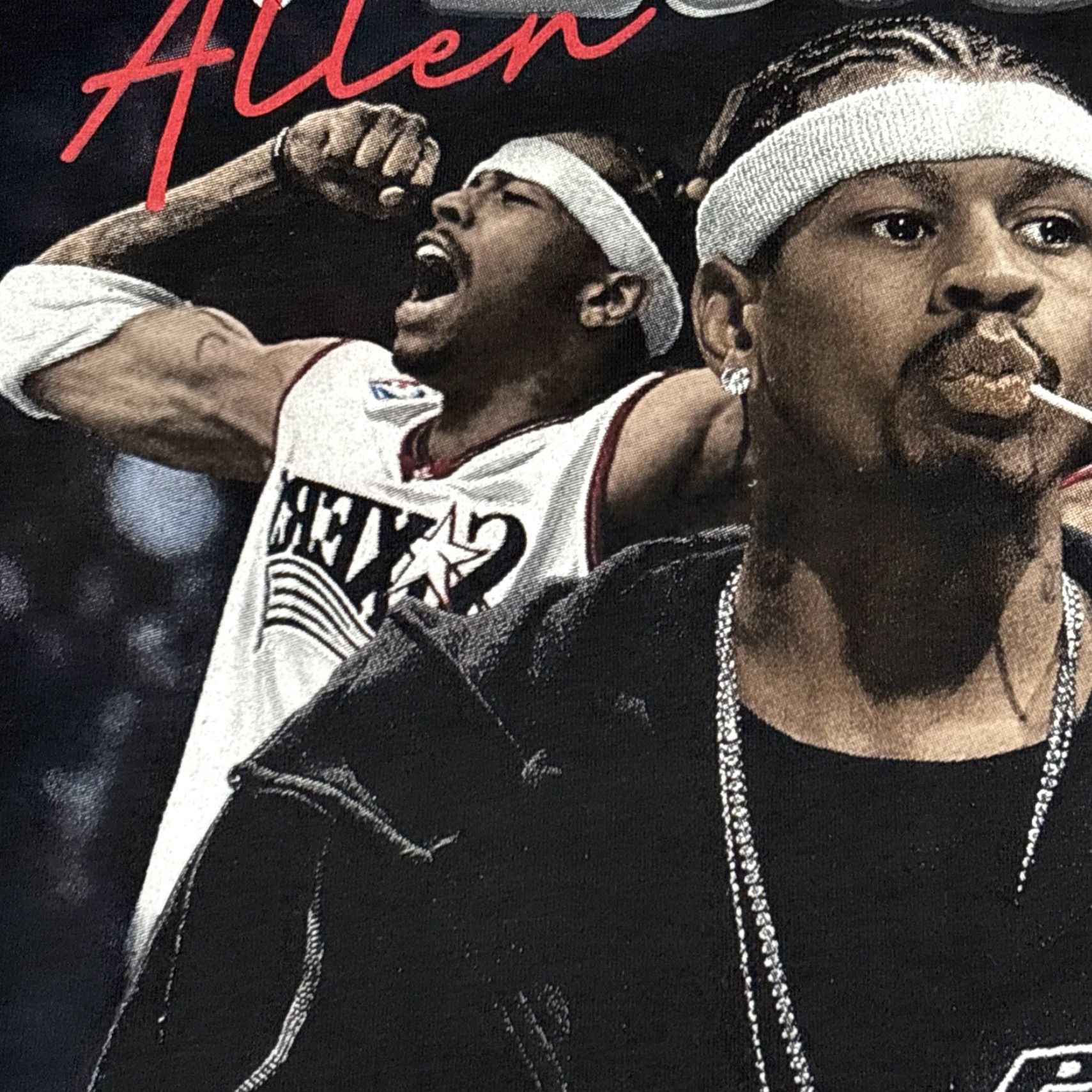 Vintage VINTAGE Allen Iverson The Answer Graphic T Shirt XL Black Men Shirt Mens 2000s? Size US XL / EU 56 / 4 - 3 Thumbnail