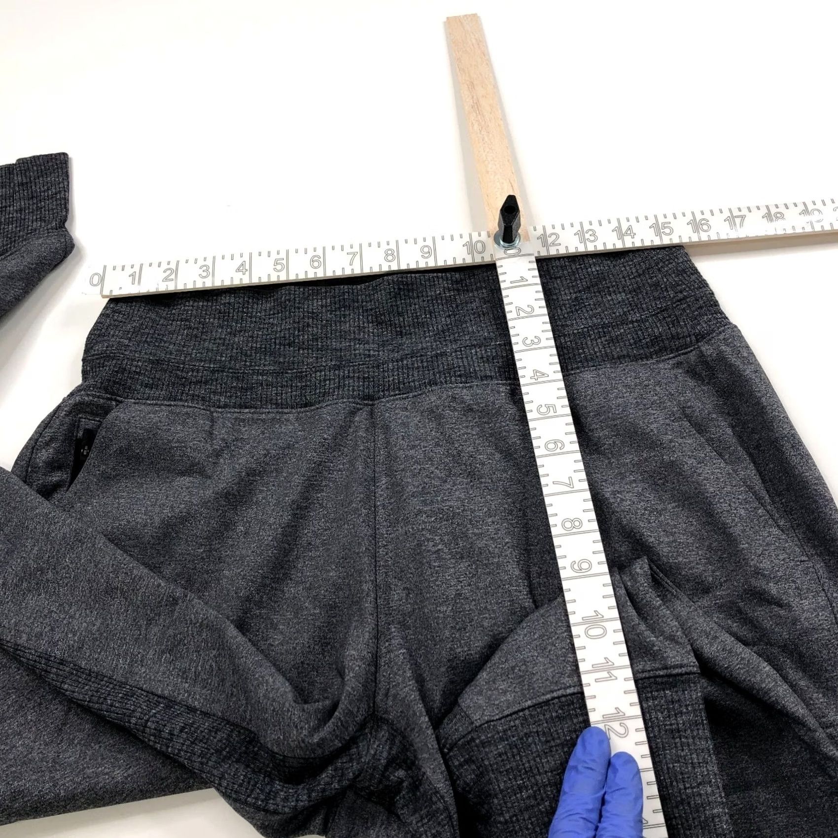 Athleta Athleta Jogger Pants Gray Womens LG 32W 27L High Rise Tapered Stretch Activewear 597888 Size 36" / US 14 / IT 50 - 6 Thumbnail