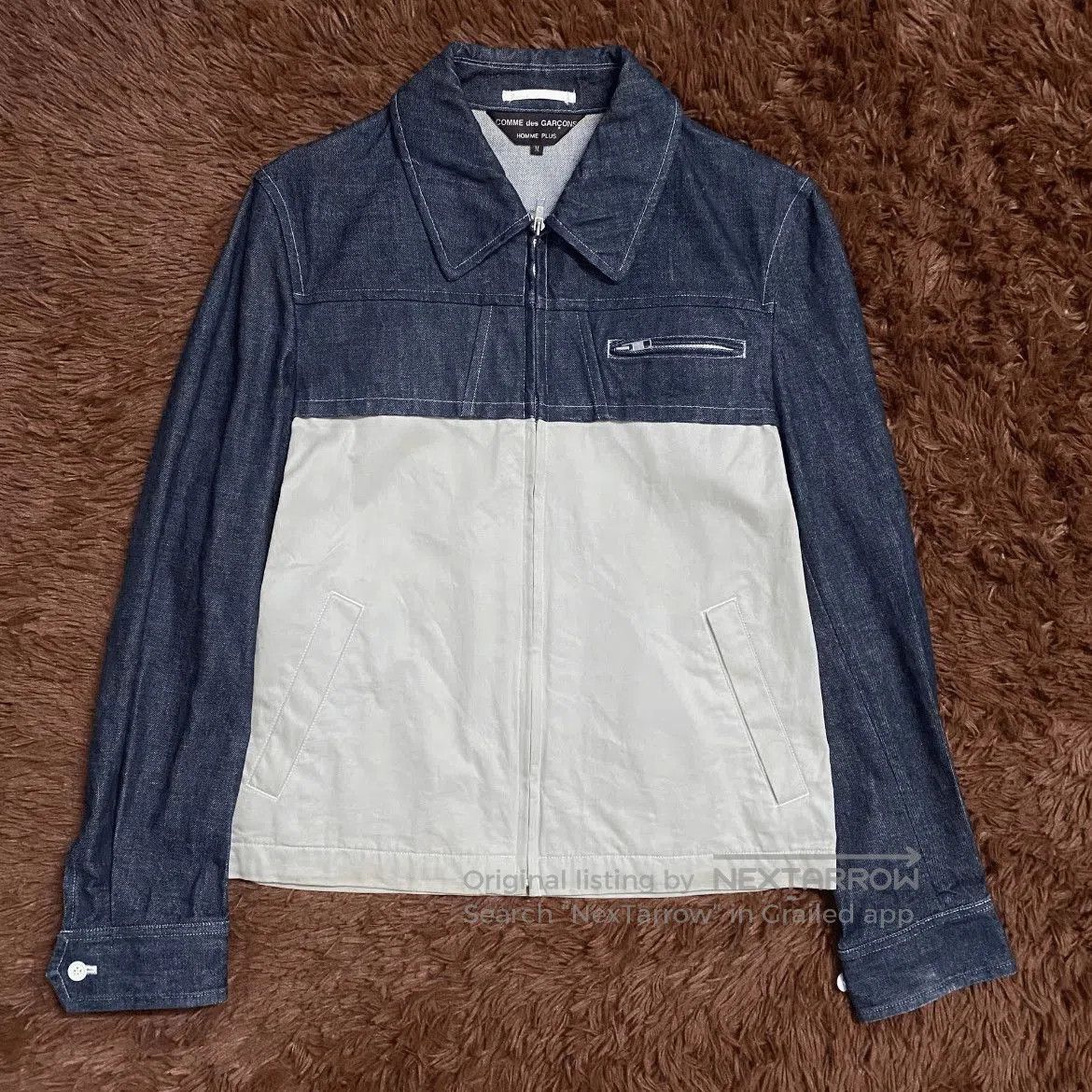 Comme des Garcons Homme Plus Comme Des Garcons Homme Plus 02SS Denim Joint Jacket. Size US M / EU 48-50 / 2 - 1 Thumbnail