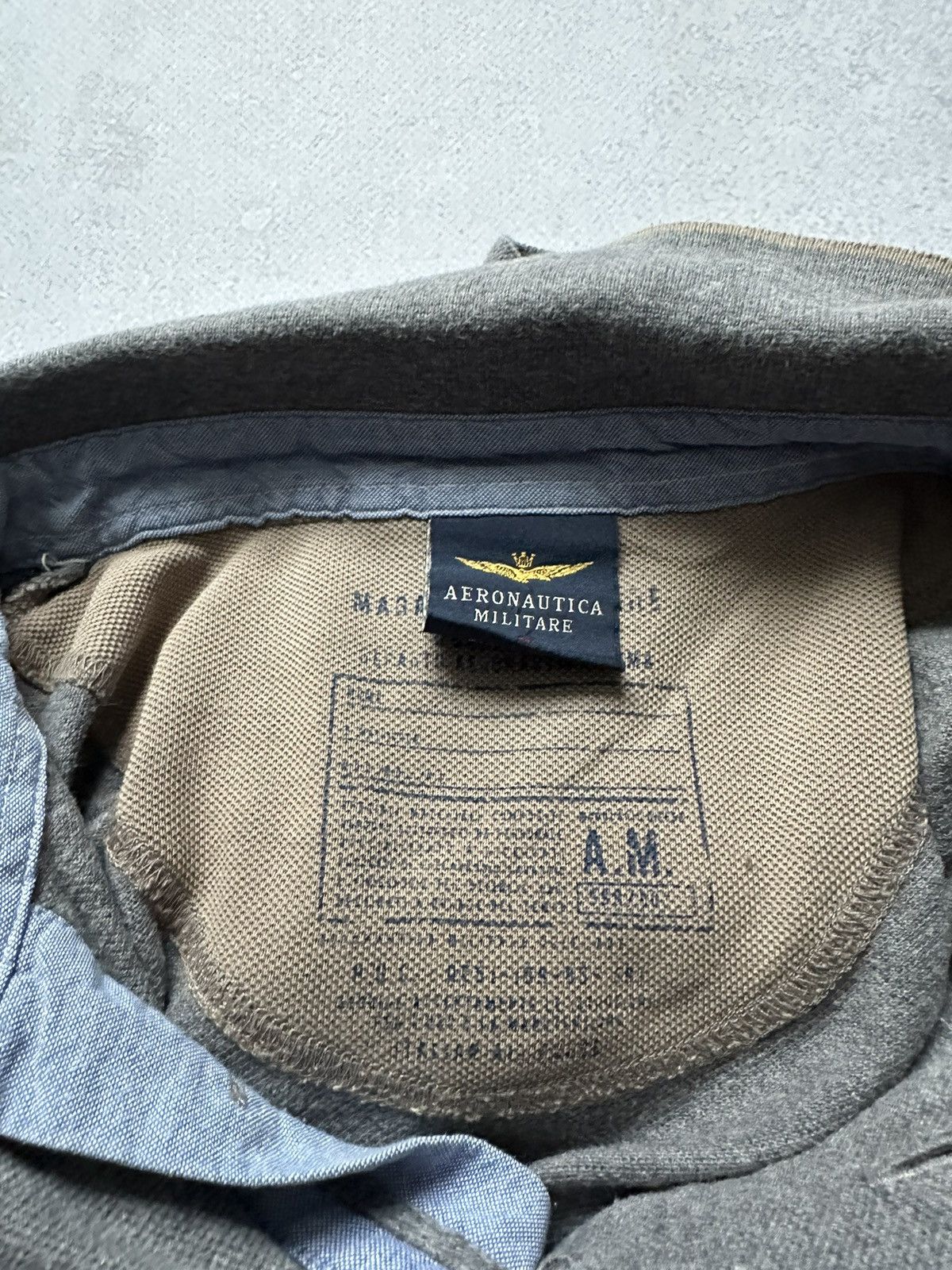 Aeronautica Militare × Vintage Long Sleeve Aeronautica Militare size L grey Size US L / EU 52-54 / 3 - 12 Thumbnail