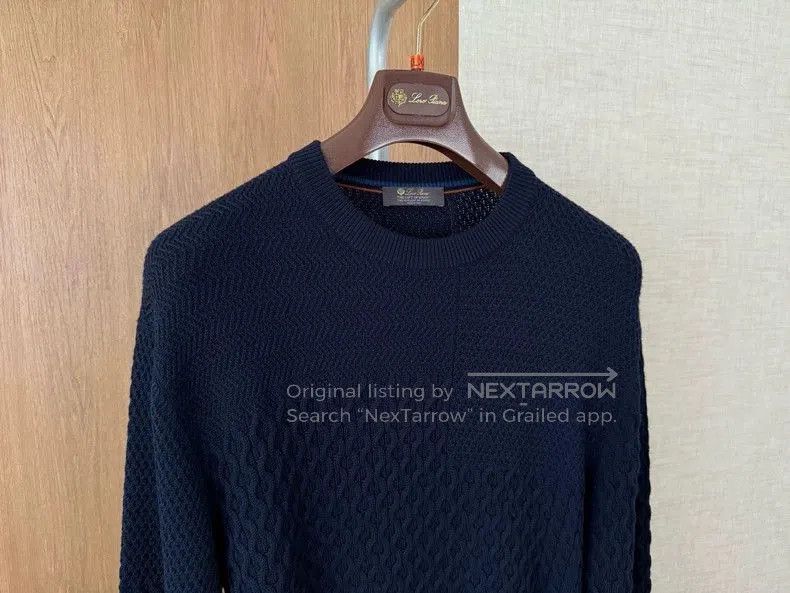 Loro Piana Loro Piana Thick Cable Knit Sweater. Size US XL / EU 56 / 4 - 2 Thumbnail