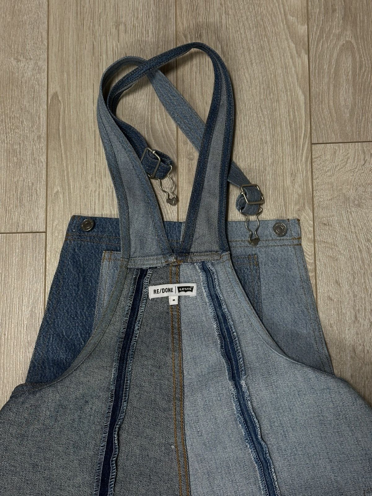 RE/DONE RE/DONE x Levi's unique patchwork dungarees Size 30" / US 8 / IT 44 - 11 Thumbnail