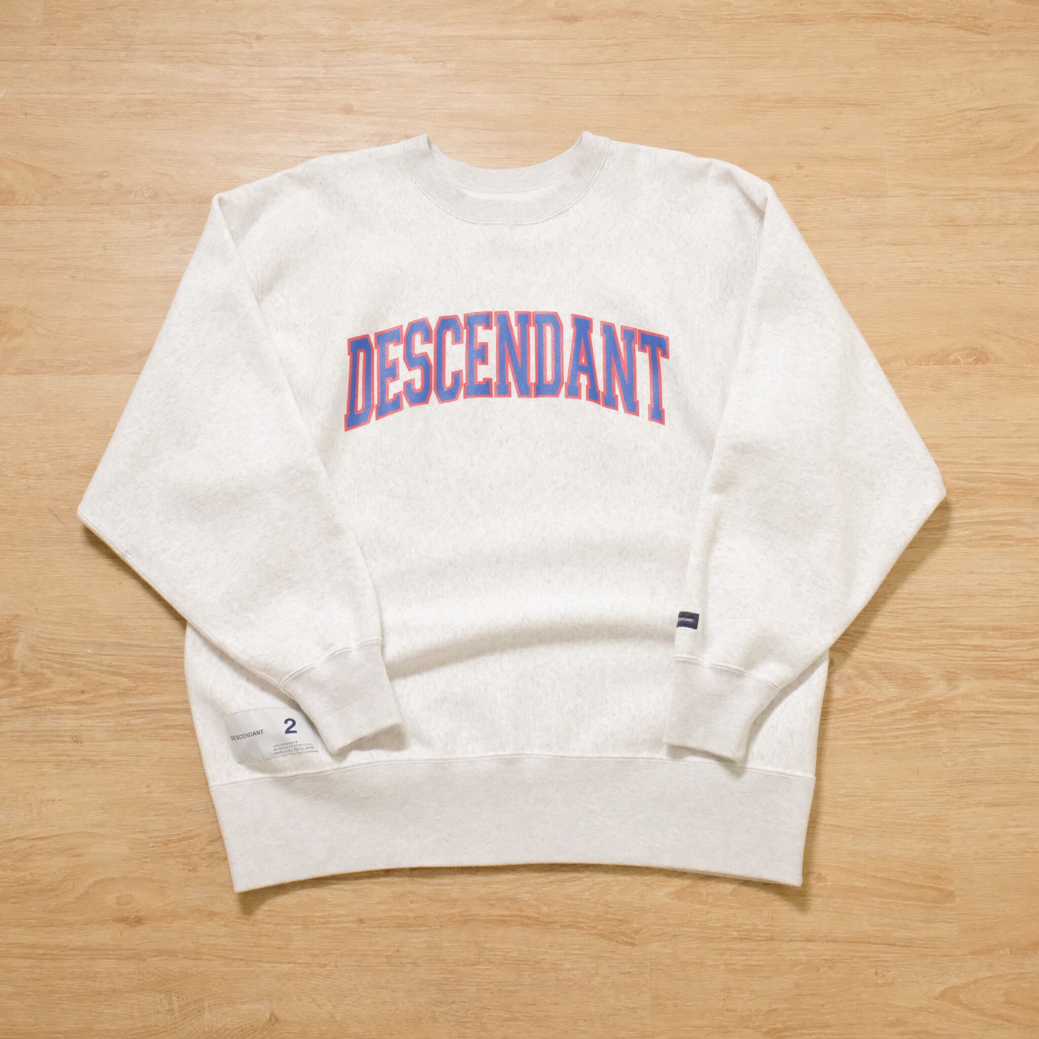 Descendant 【DESCENDANT / TEAM CREW NECK SWEATSHIRT / SIZE 2