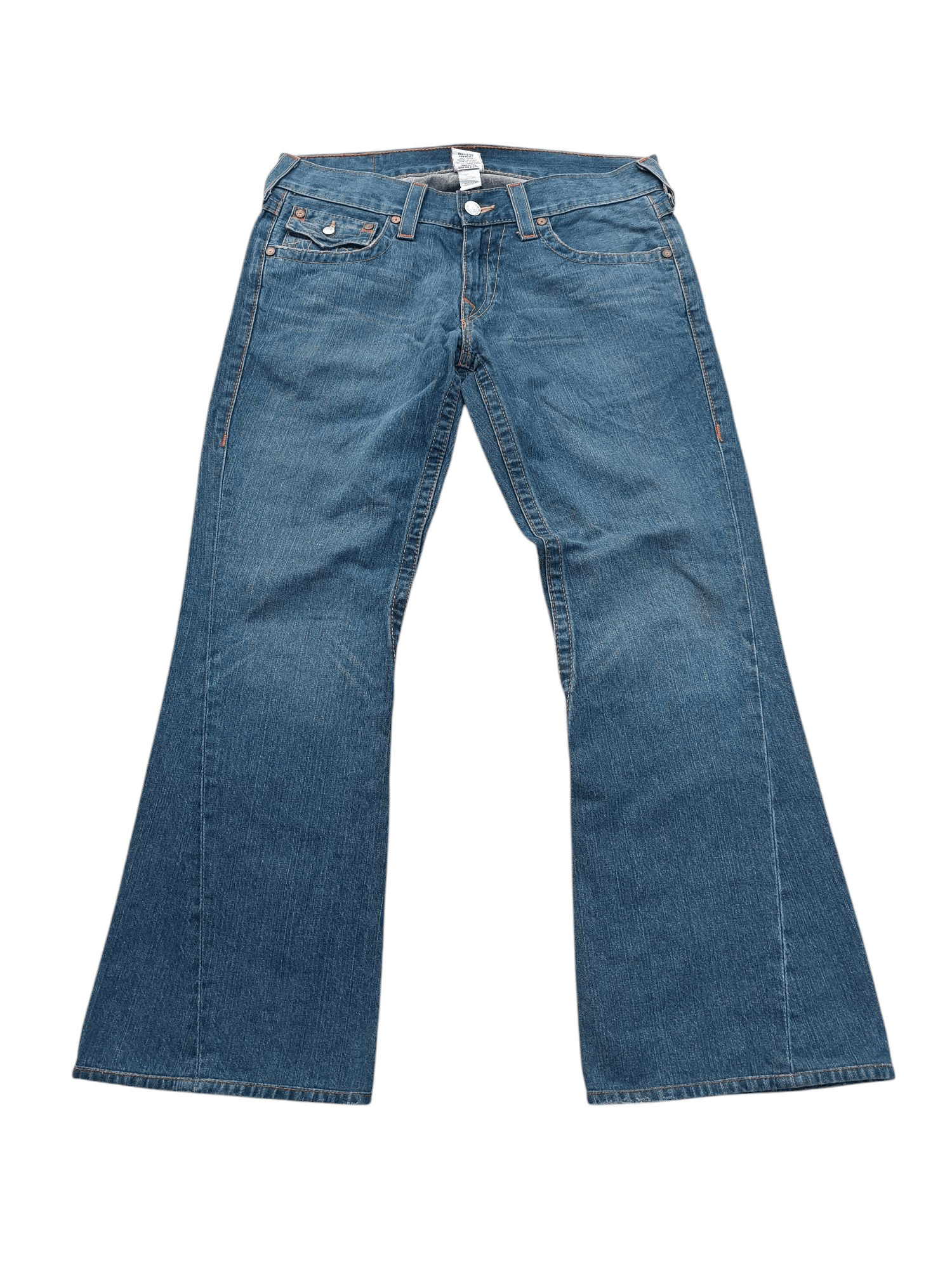True Religion VINTAGE True Religion Joey Flare Jeans TR026 Size US 34 / EU 50 - 3 Thumbnail