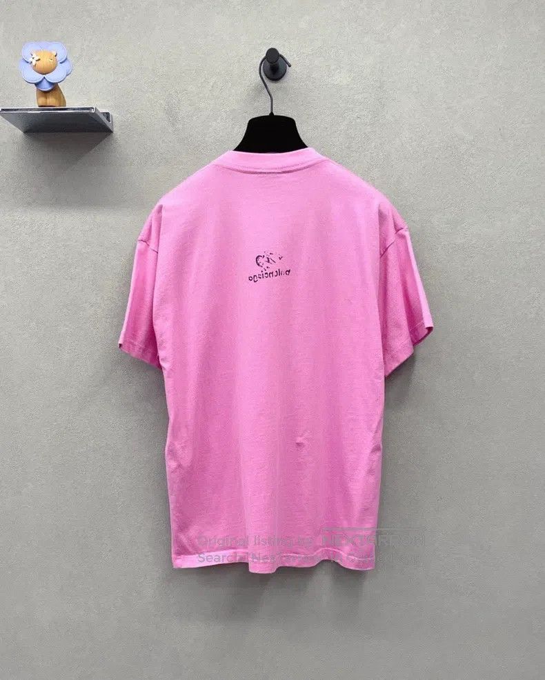 Balenciaga Balenciaga Pink Short Sleeve Size US L / EU 52-54 / 3 - 2 Thumbnail