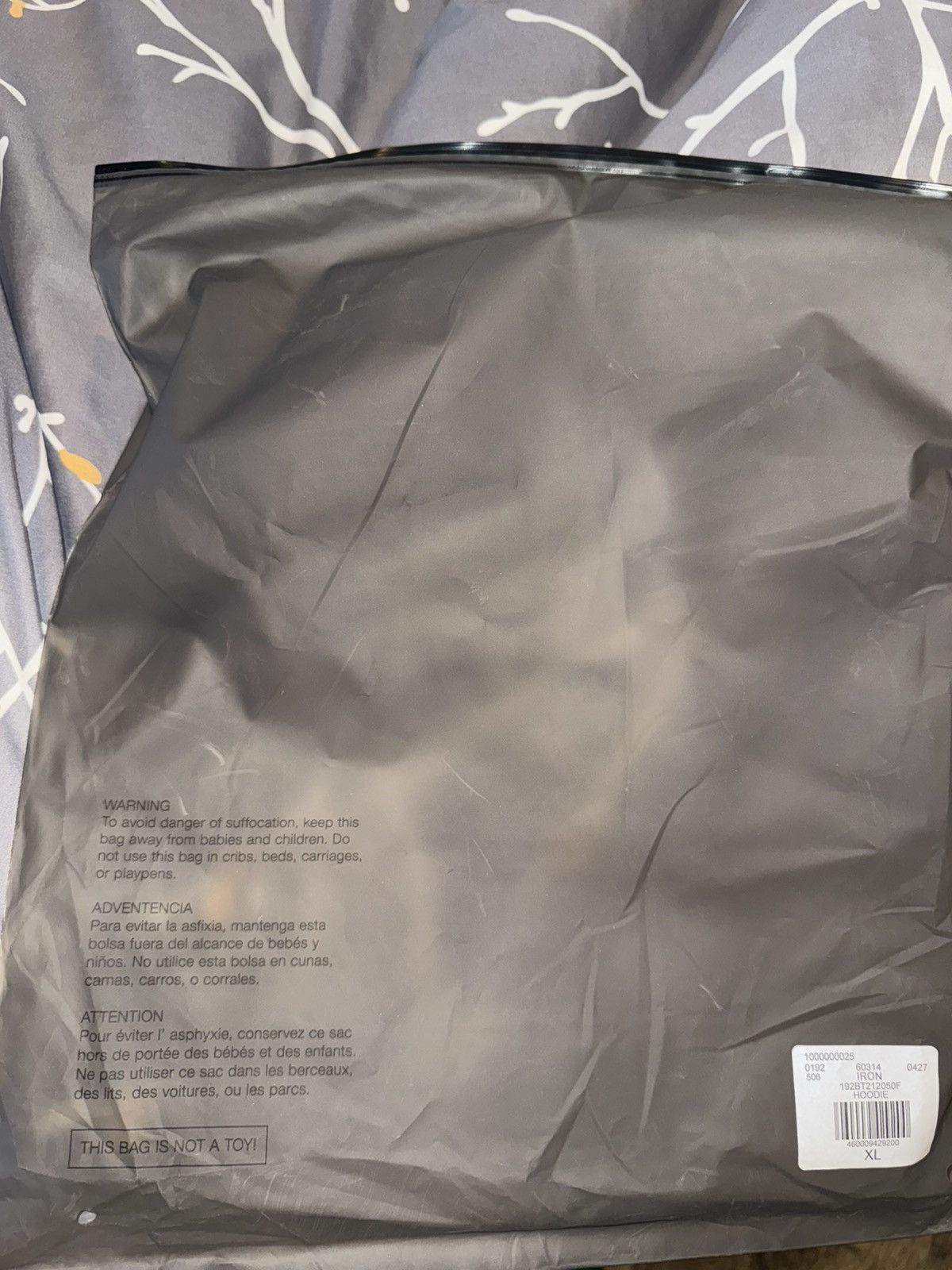 Essentials XL-1977 Hoodie 'Iron' #6 New With Tags Size US XL / EU 56 / 4 - 10 Thumbnail
