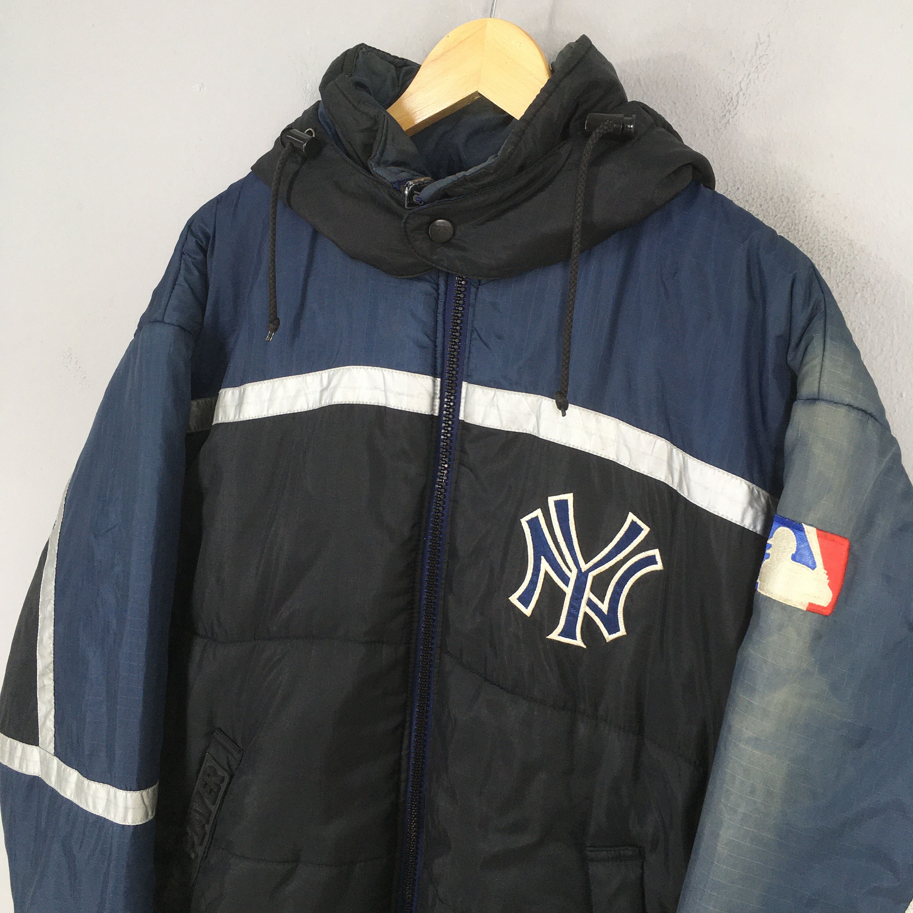 MLB Vintage 90s New York Yankees MLB Varsity Jacket Medium Size US M / EU 48-50 / 2 - 2 Thumbnail