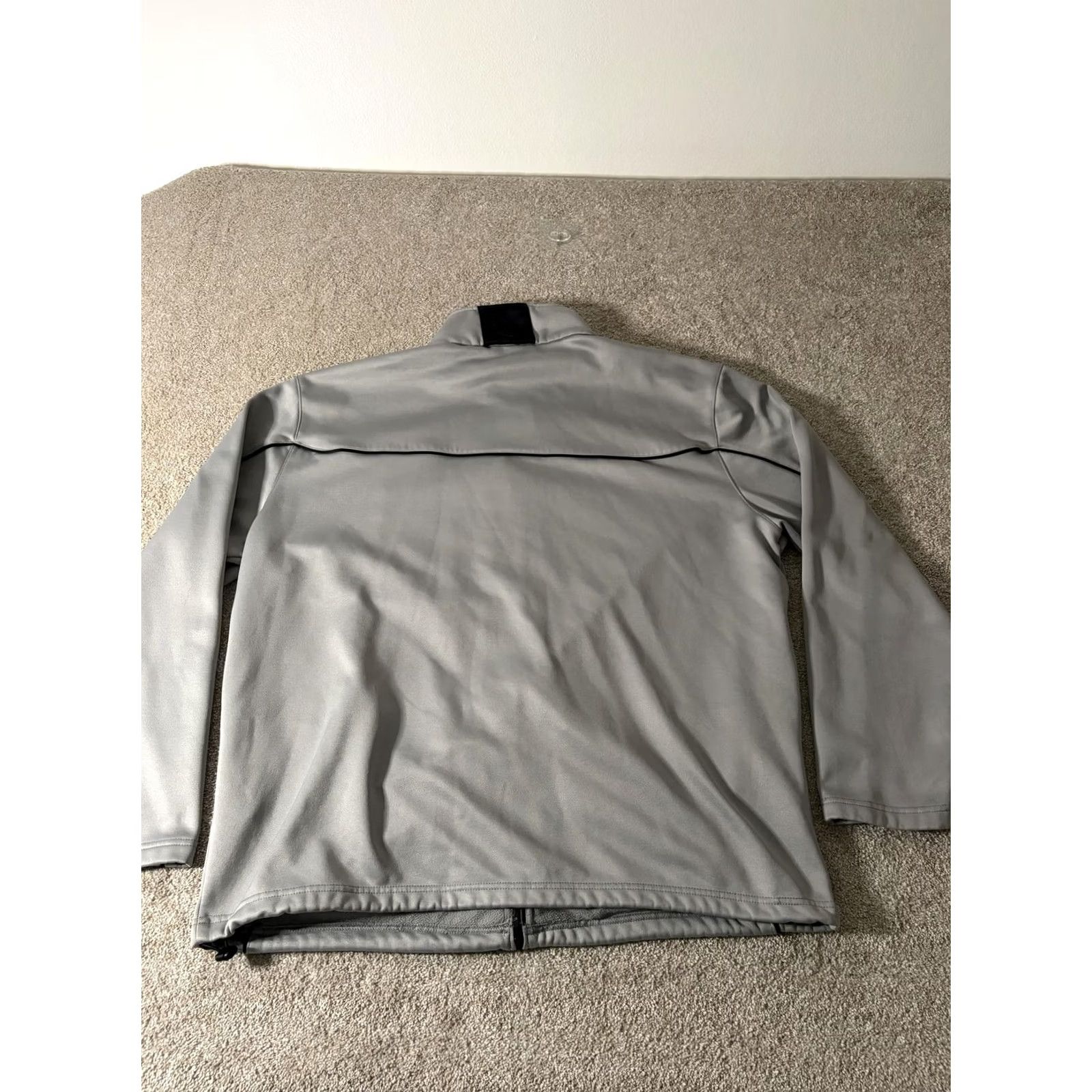 Nautica Nautica Competition Jacket Mens 2XL Gray Full Zip Softshell Lined Walking Jacket Mens 2XL Gray Full Zip Softshell Lined Pockets Size US XXL / EU 58 / 5 - 7 Thumbnail