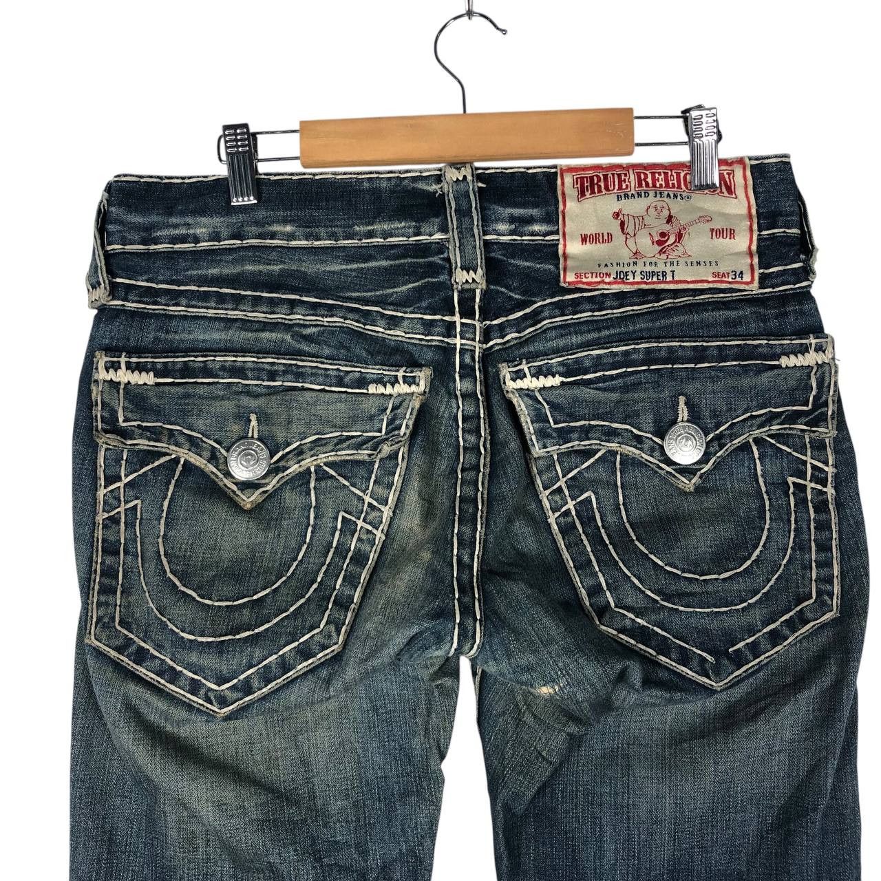 True Religion True Religion Women Joey Super T Jeans Size 34" / US 12 / IT 48 - 5 Thumbnail
