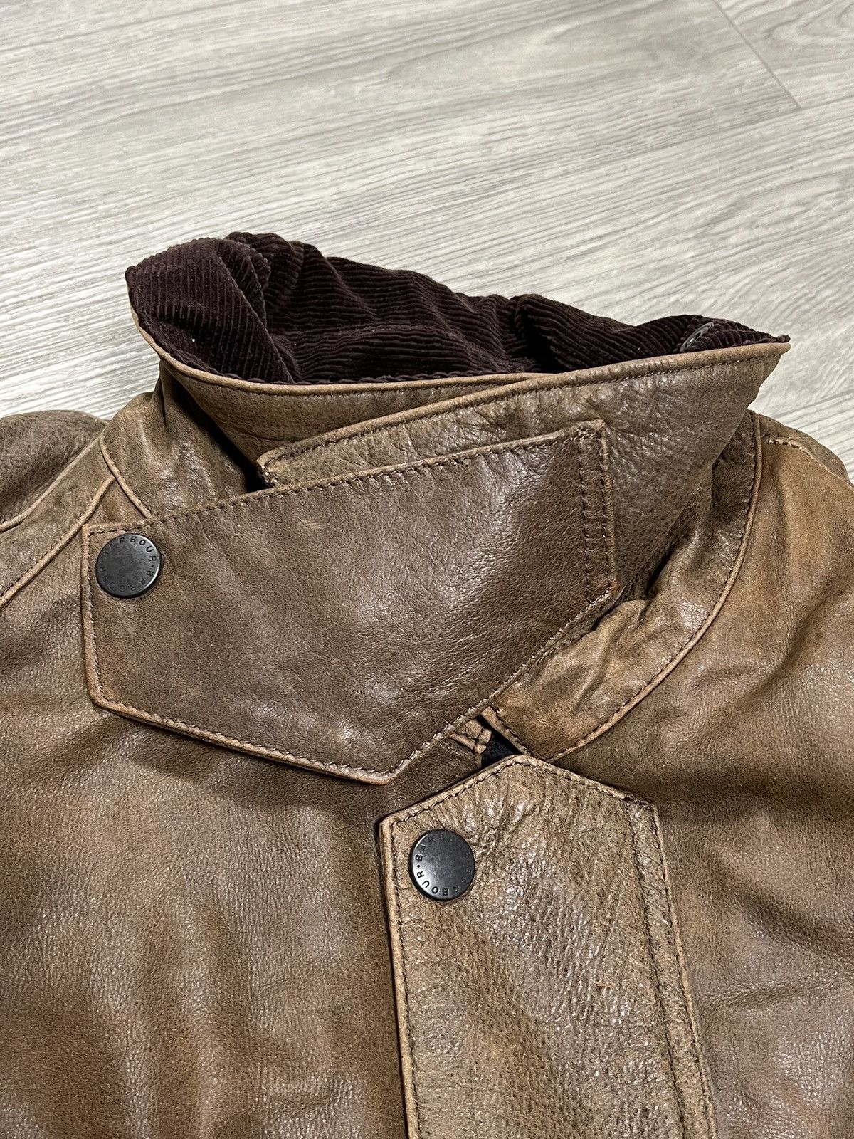 Barbour Barbour vintage leather jacket Size US XL / EU 56 / 4 - 8 Thumbnail