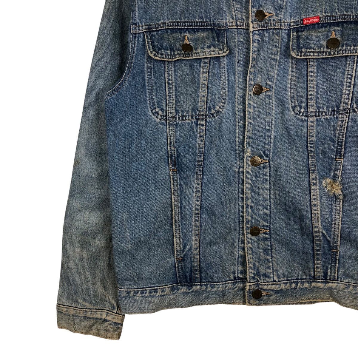 Japanese Brand 📌Vintage Trucker Denim Jacket Big-John Union Made Size US M / EU 48-50 / 2 - 5 Thumbnail