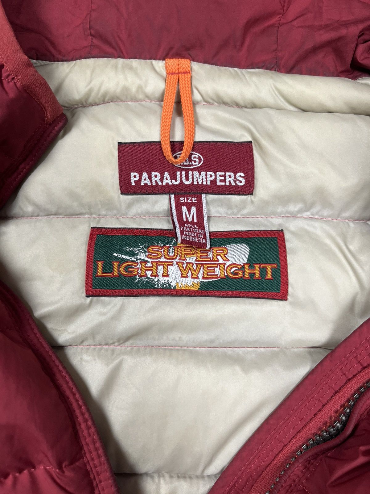 Parajumpers ❤️ Parajumpers Micro Down Super Lightweight Long Jacket Red Size M / US 6-8 / IT 42-44 - 7 Thumbnail