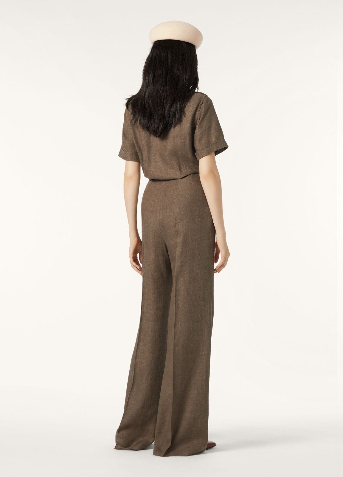 Loro Piana o1srvl11e0526 FAP0212 Galdwin Jumpsuit in Brown Size 25" / US 0 / IT 36 - 4 Thumbnail