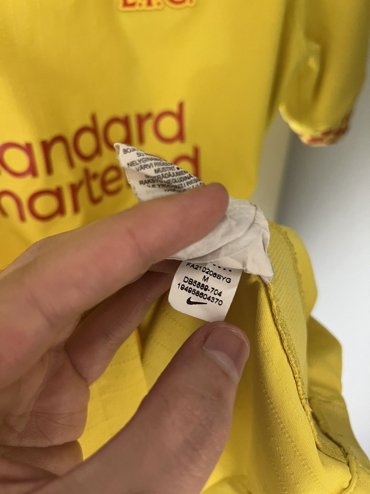 Nike × Vintage VERY RARE NIKE FC LIVERPOOL ENGLAND SOCCER JERSEY BLOKECORE Size US M / EU 48-50 / 2 - 5 Thumbnail