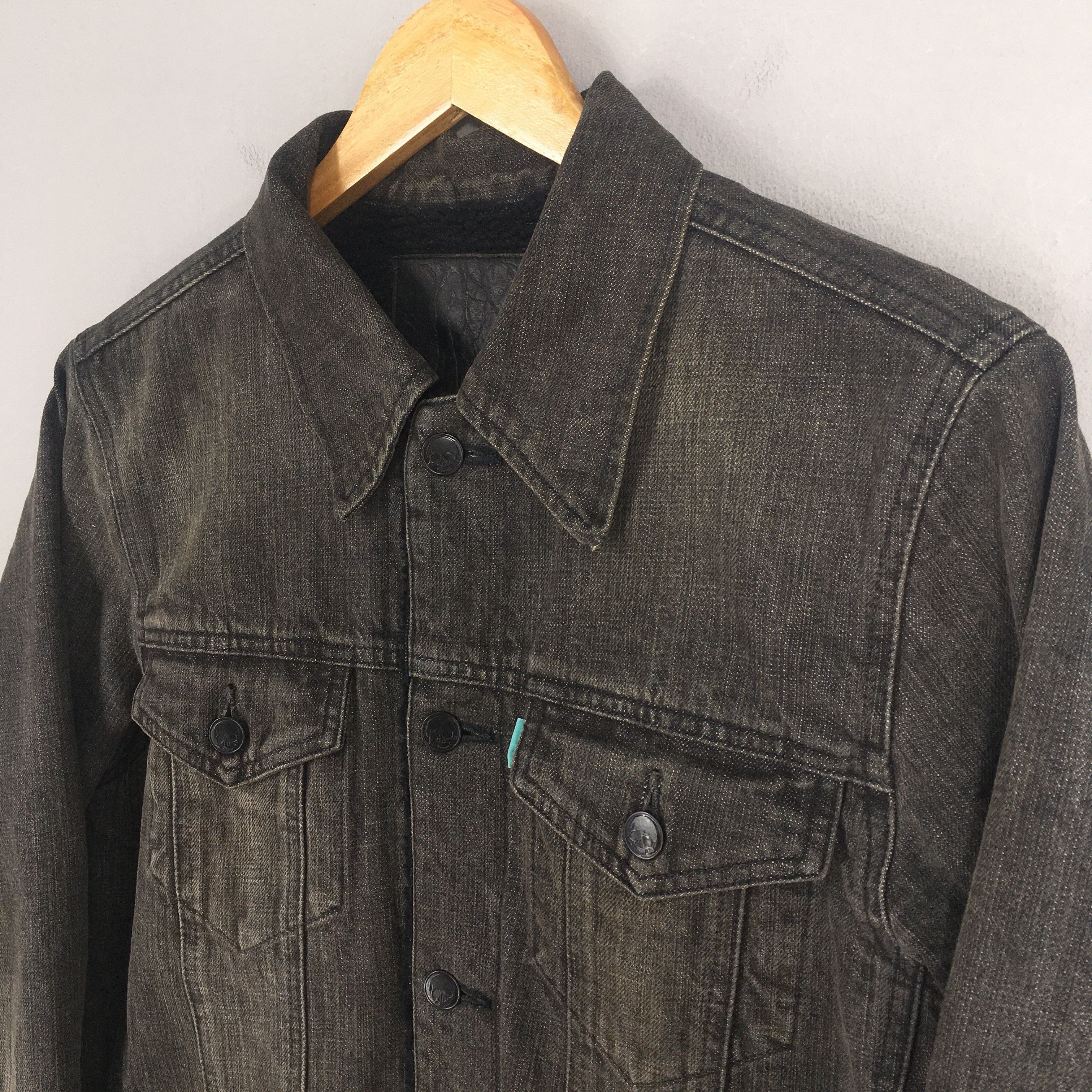 If Six Was Nine Lad Musician Japan Sherpa Black Denim Jacket Medium Size US M / EU 48-50 / 2 - 3 Thumbnail