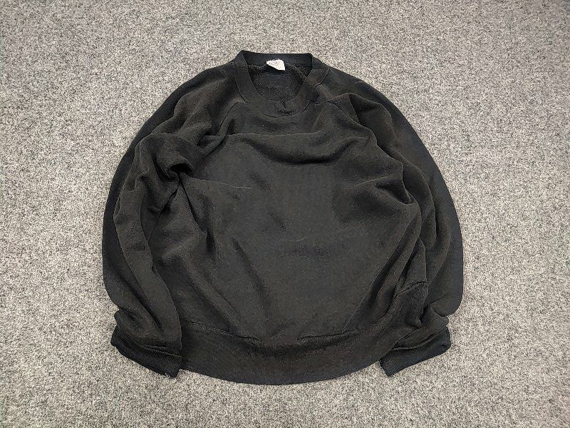 Vintage Vintage 80's Parrill Sweatshirt Light Faded Black Blank Size US S / EU 44-46 / 1 - 2 Thumbnail