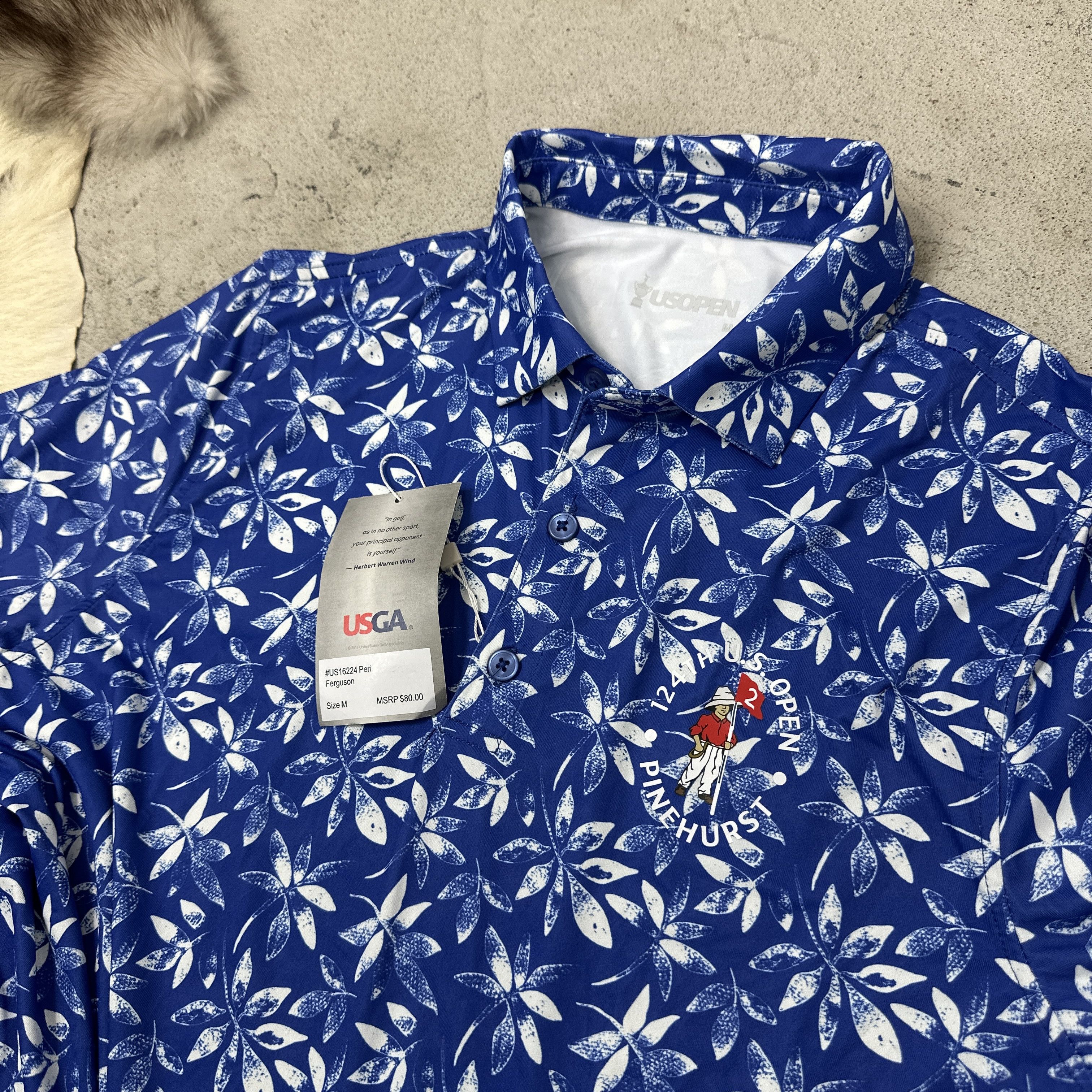 Vintage Vintage Printed Polo Tennis USOPEN USGA Polo T-shirt Y2K Size US M / EU 48-50 / 2 - 2 Thumbnail