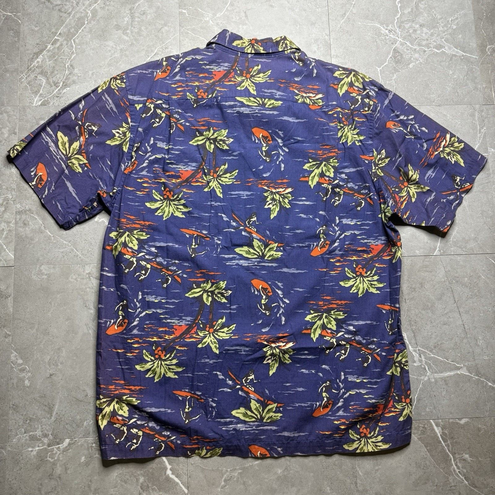 Gap Vintage 90s GAP Surfer AOP Purple Button Down Shirt Size US M / EU 48-50 / 2 - 3 Thumbnail
