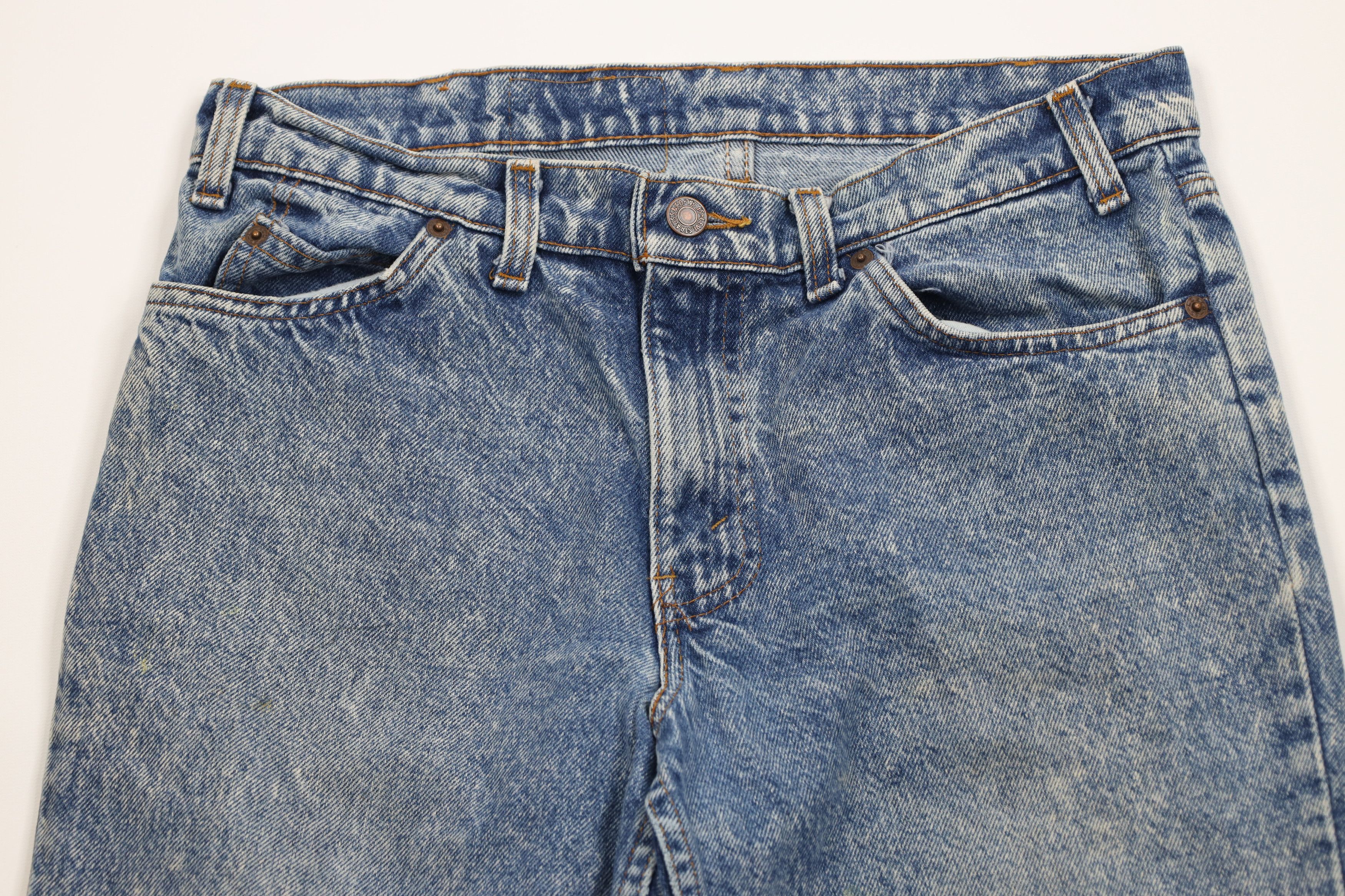Levi's Vintage 80s Levis 305 Orange Tab Wash Straight Leg Jeans USA Size US 33 - 2 Thumbnail