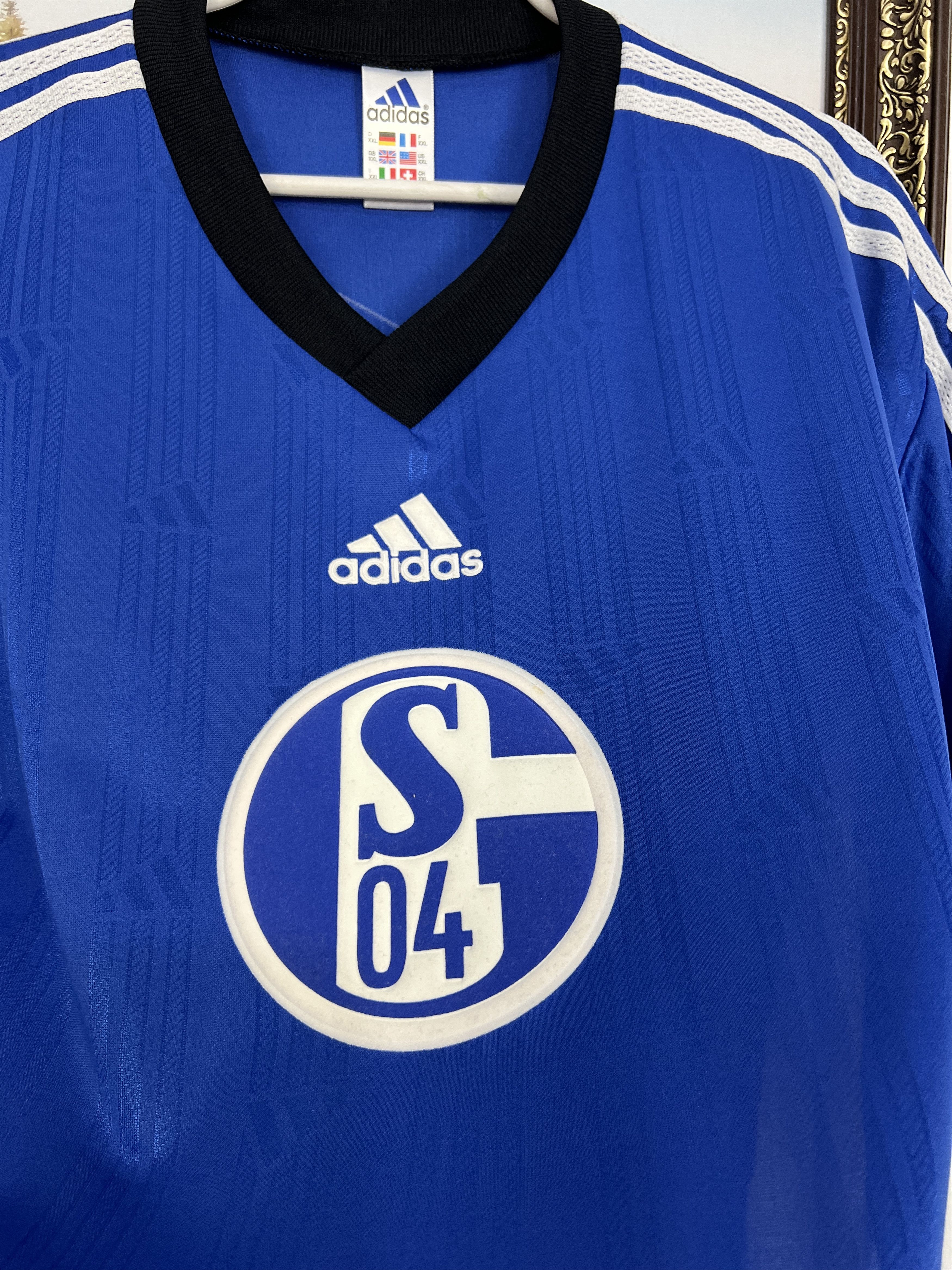 Adidas Vintage 90's Adidas FC Schalke 04 Football Shirt Soccer Size US XXL / EU 58 / 5 - 3 Thumbnail