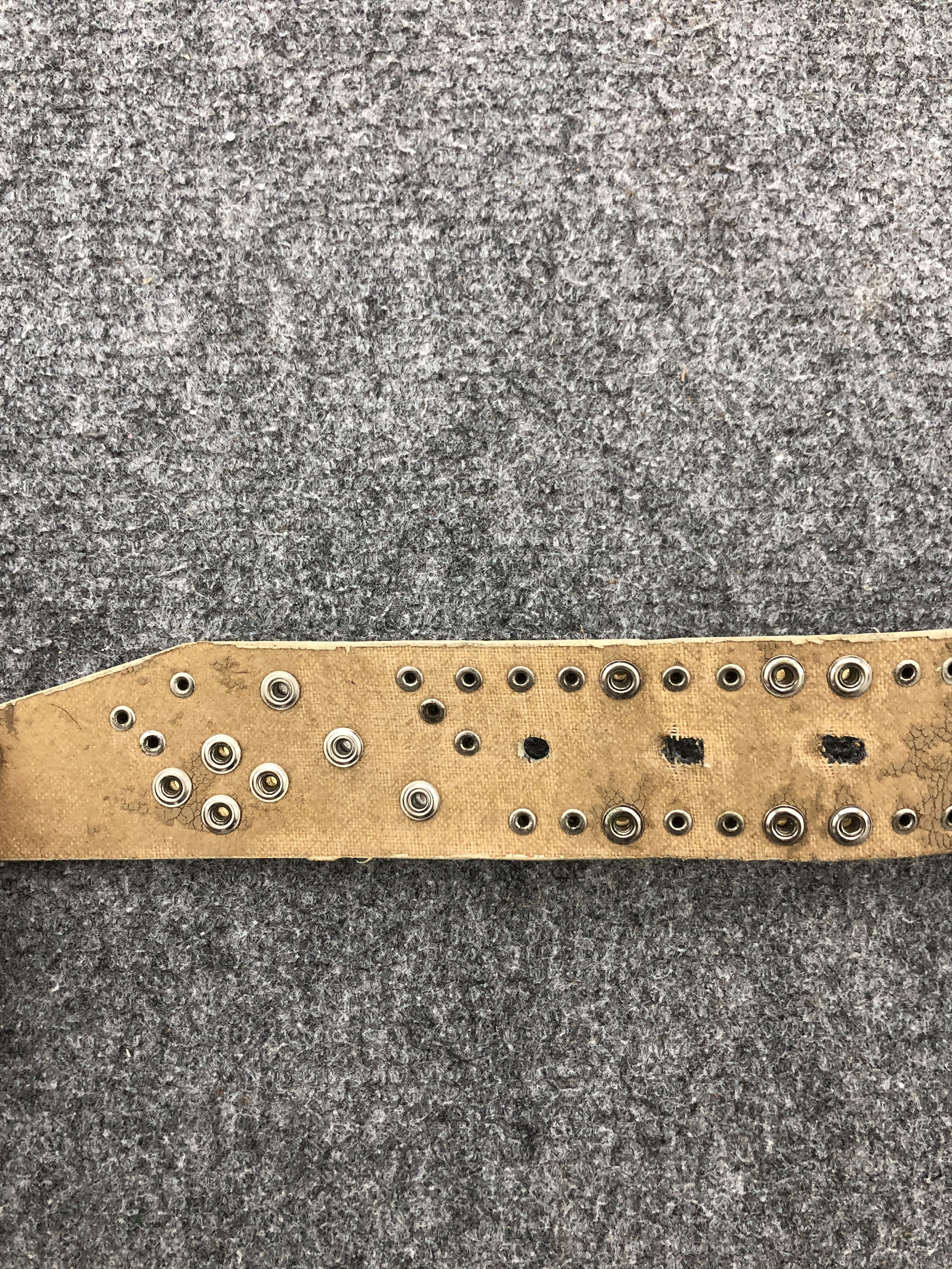If Six Was Nine Vintage 70s Rhinestones Studded Punk Style Belt Size ONE SIZE - 7 Thumbnail