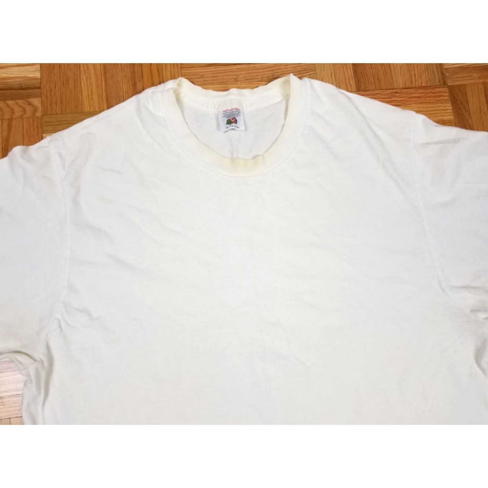 Vintage VINTAGE 90' FRUIT OF LOOM T-SHIRT MEDIUM WHITE COTTON SINGLE STITCH Batman Mens Size US M / EU 48-50 / 2 - 2 Thumbnail