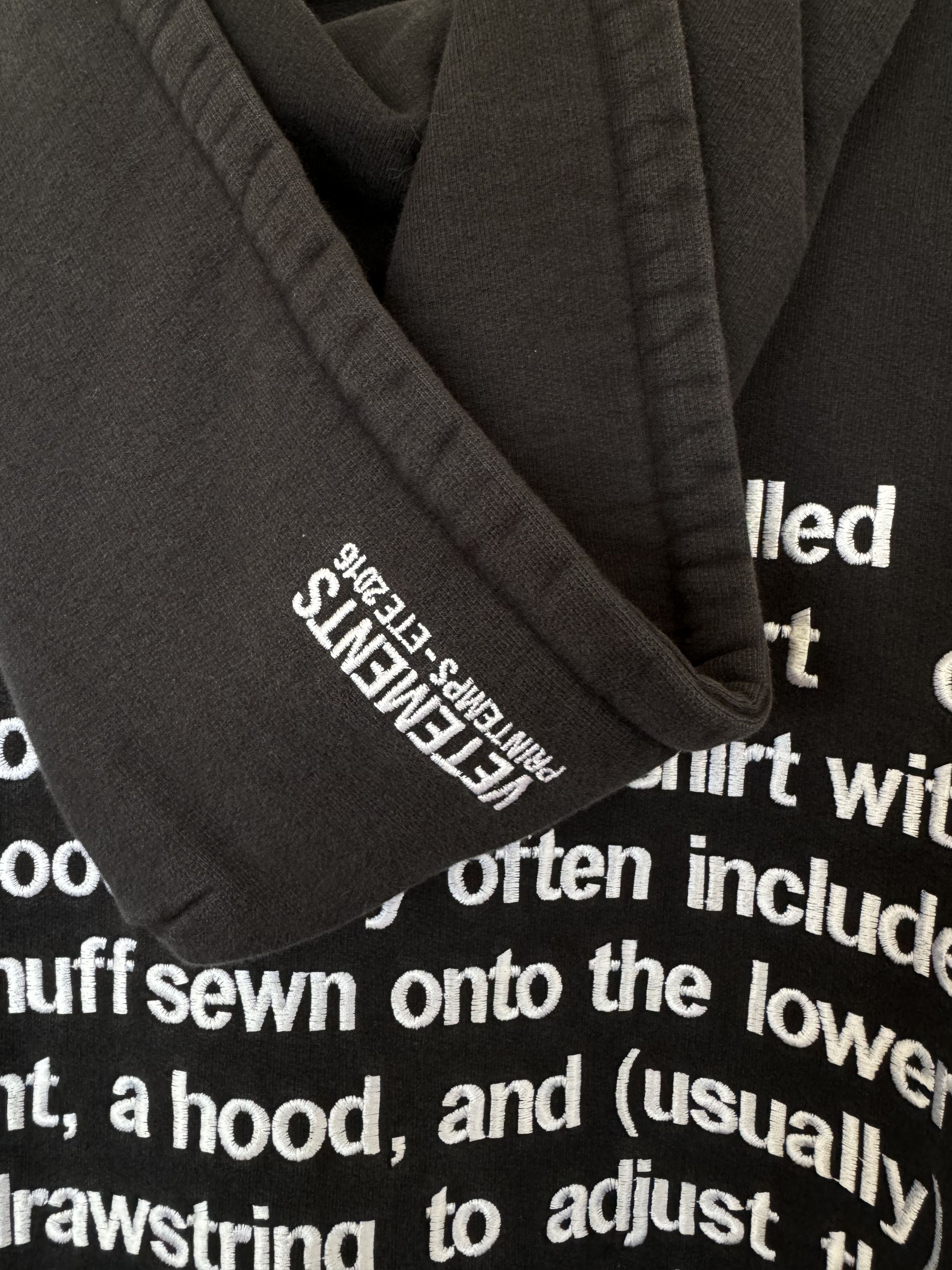 Vetements Vetements Hoodie Hoodie Size US M / EU 48-50 / 2 - 6 Thumbnail