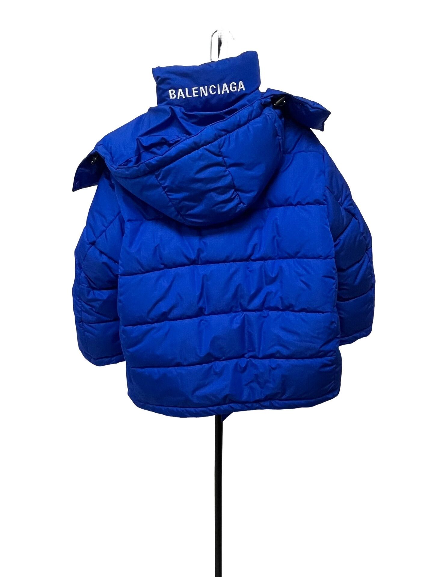 Balenciaga Balenciaga Logo Collar Blue Padded Jacket 36 Size XS / US 0-2 / IT 36-38 - 1 Thumbnail
