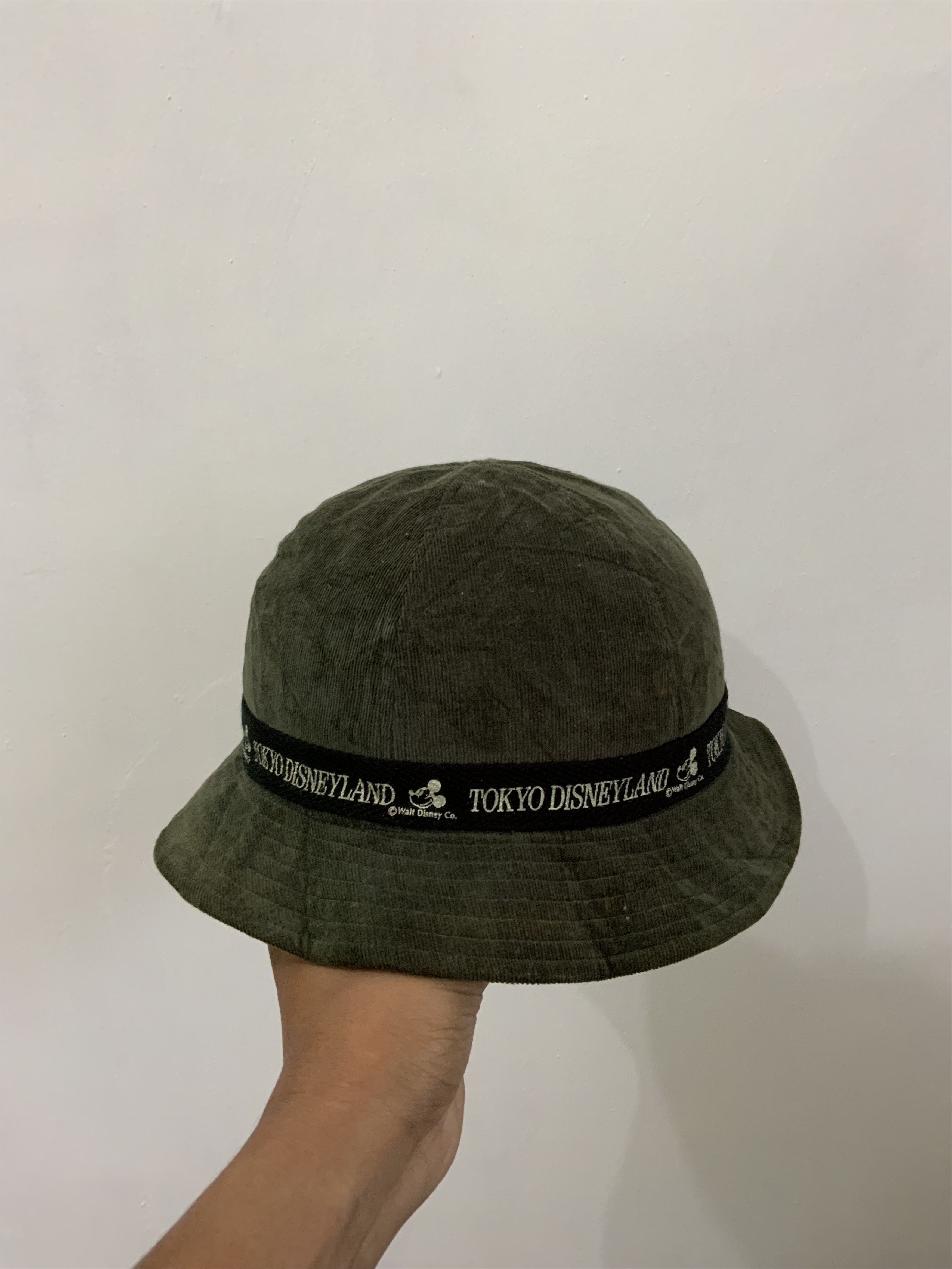 Disney Tokyo Disneyland Corduroy Green Hat Size ONE SIZE - 1 Thumbnail